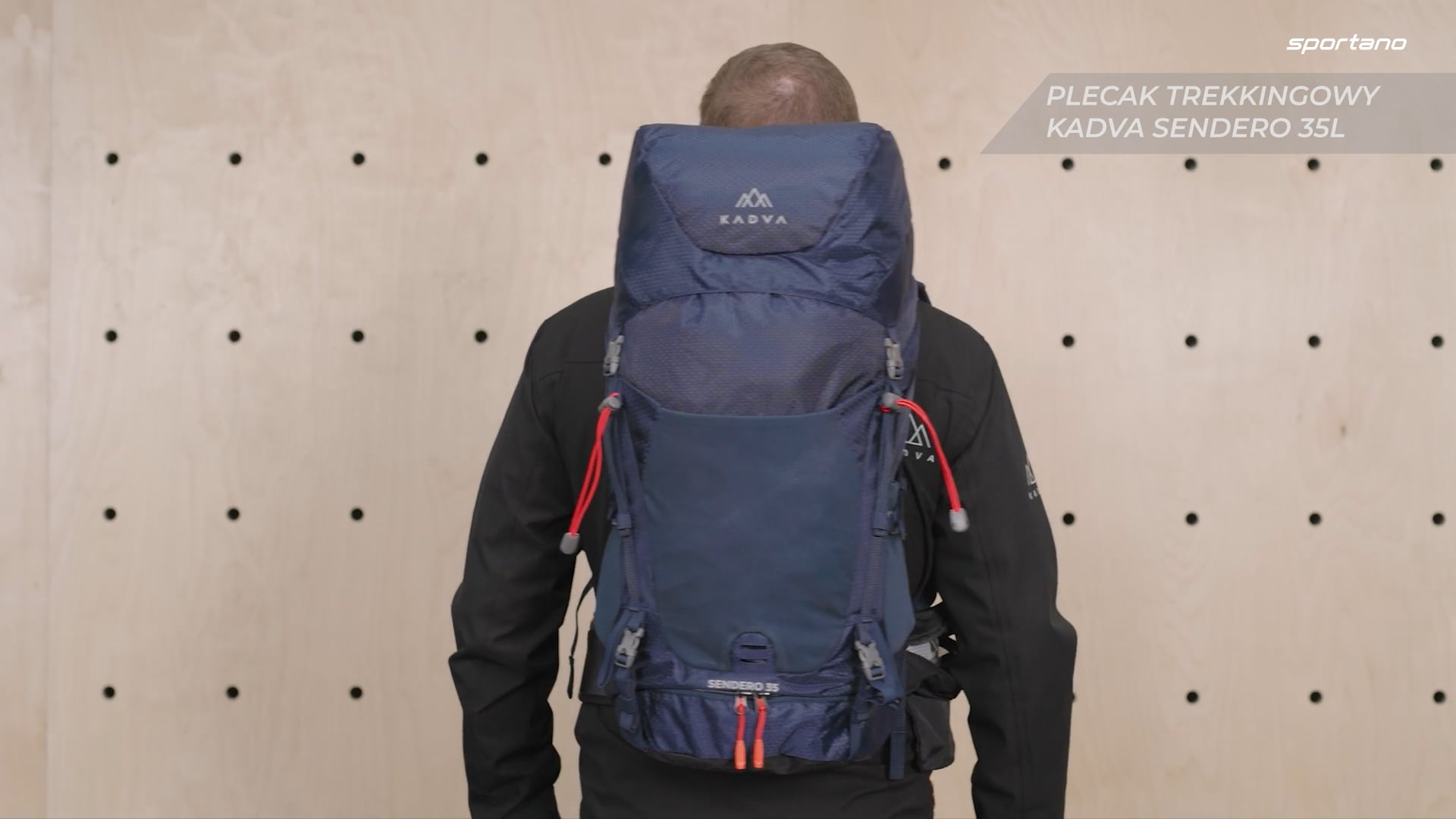 KADVA Sendero trekking backpack 35 l black