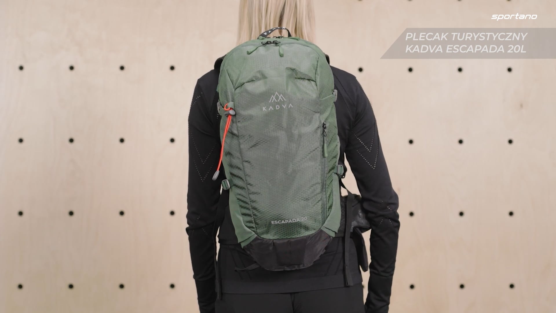 KADVA Escapada 20 l hiking backpack black