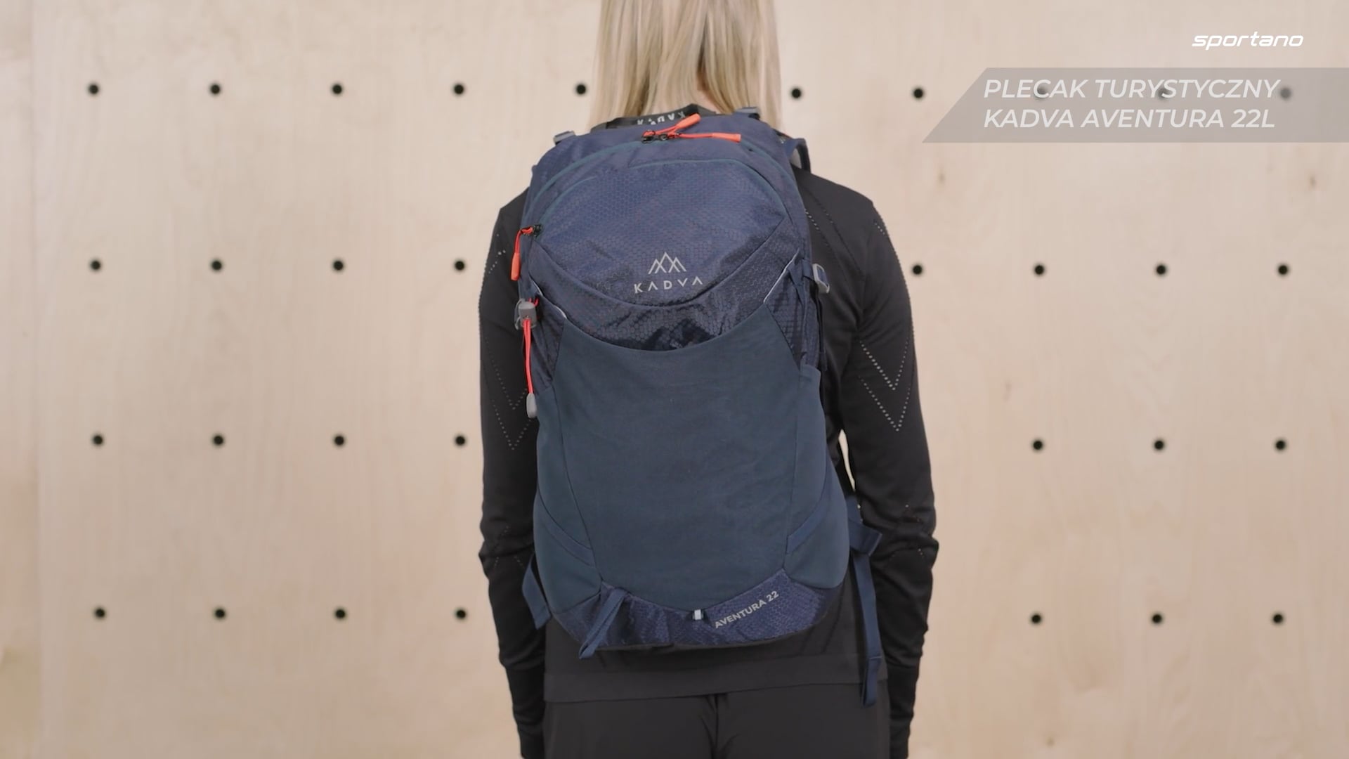 KADVA Aventura 22 l hiking backpack steel blue