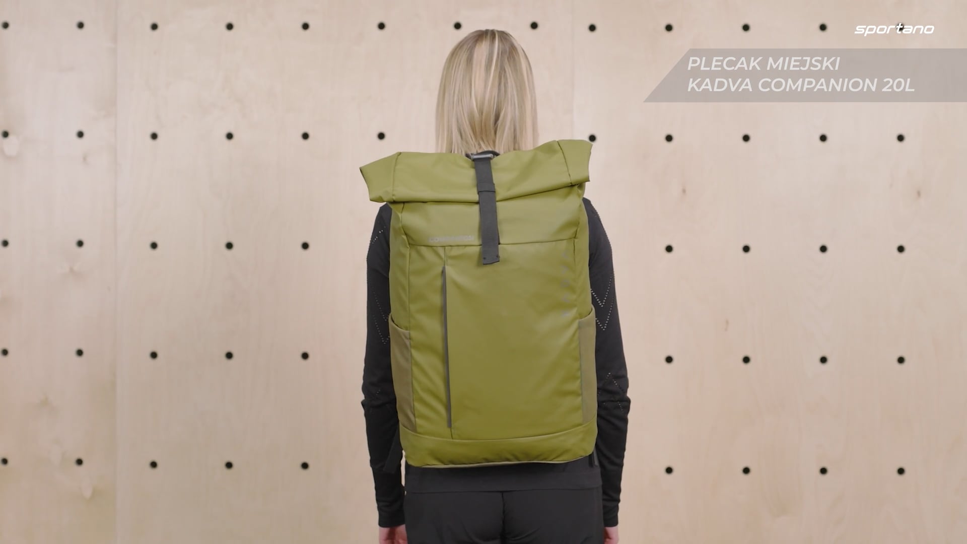 KADVA Companion 20 l khaki city backpack