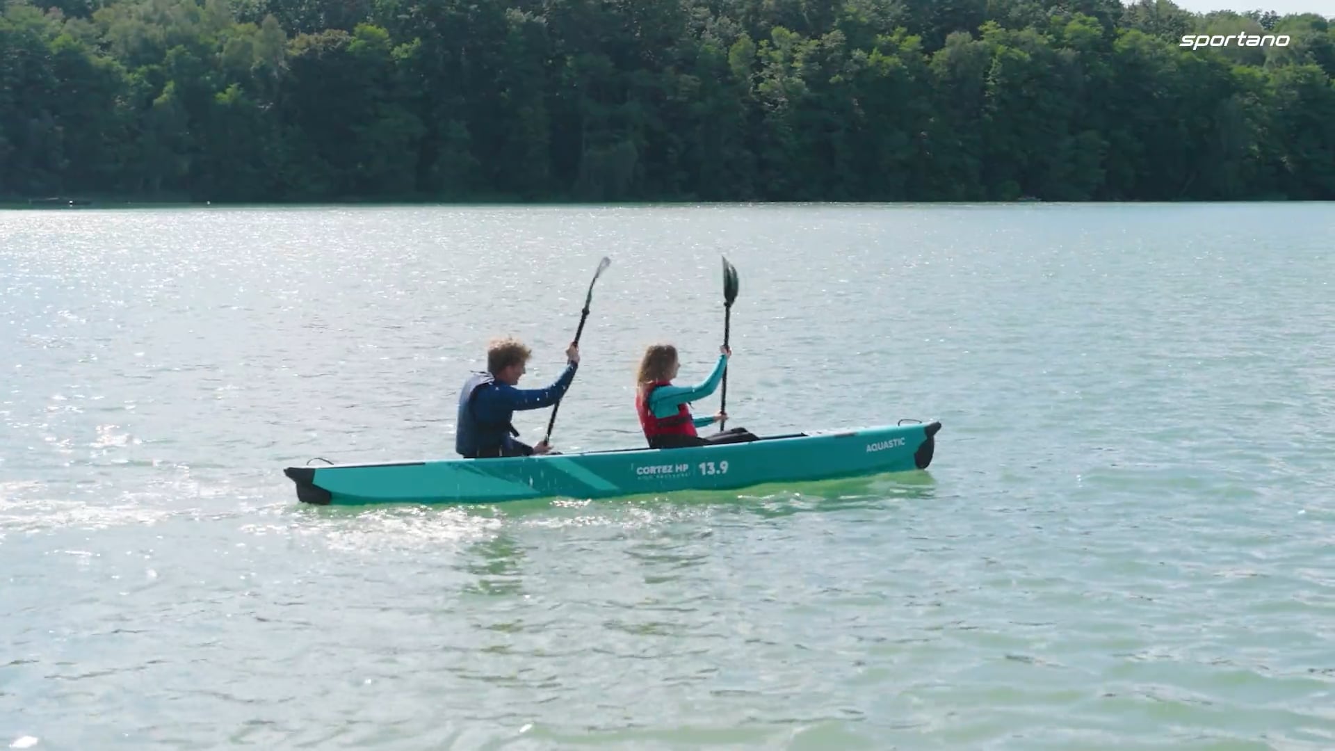 AQUASTIC Monroy 14'0" 427 cm blue kayak/SUP hybrid