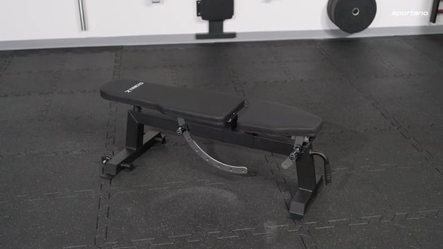 TREXO B750 adjustable training bench black