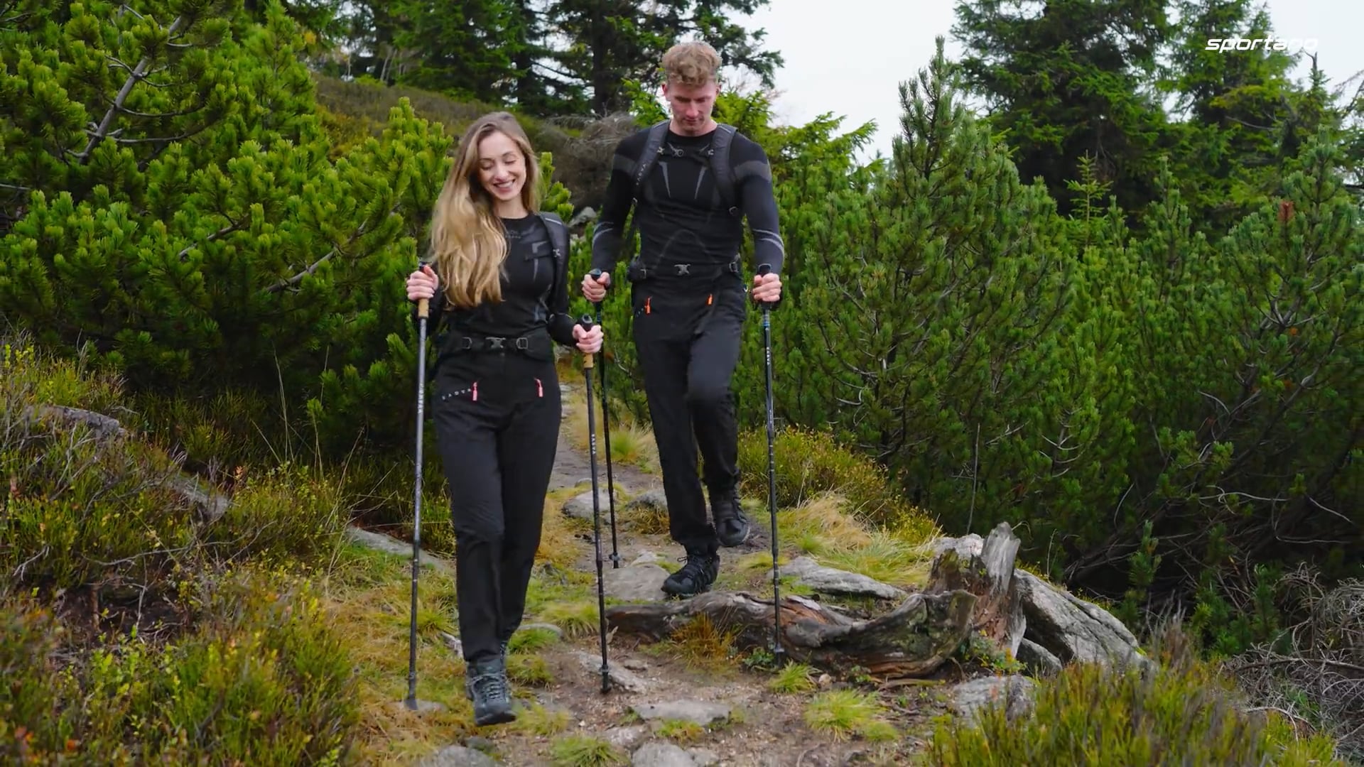 KADVA Sajama hiking poles red