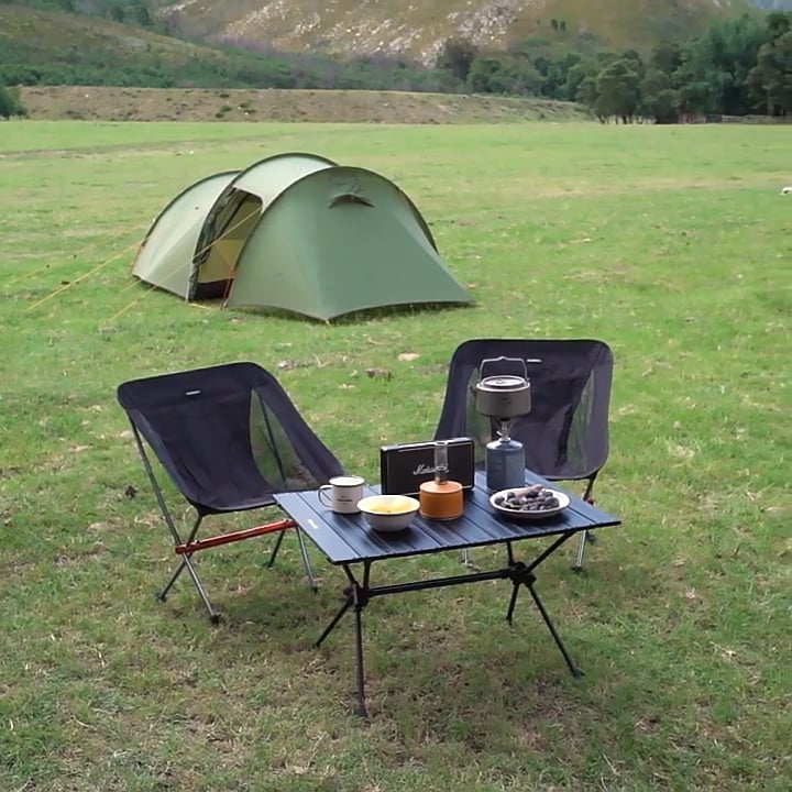Travel table Naturehike Aluminium Folding FT11 black