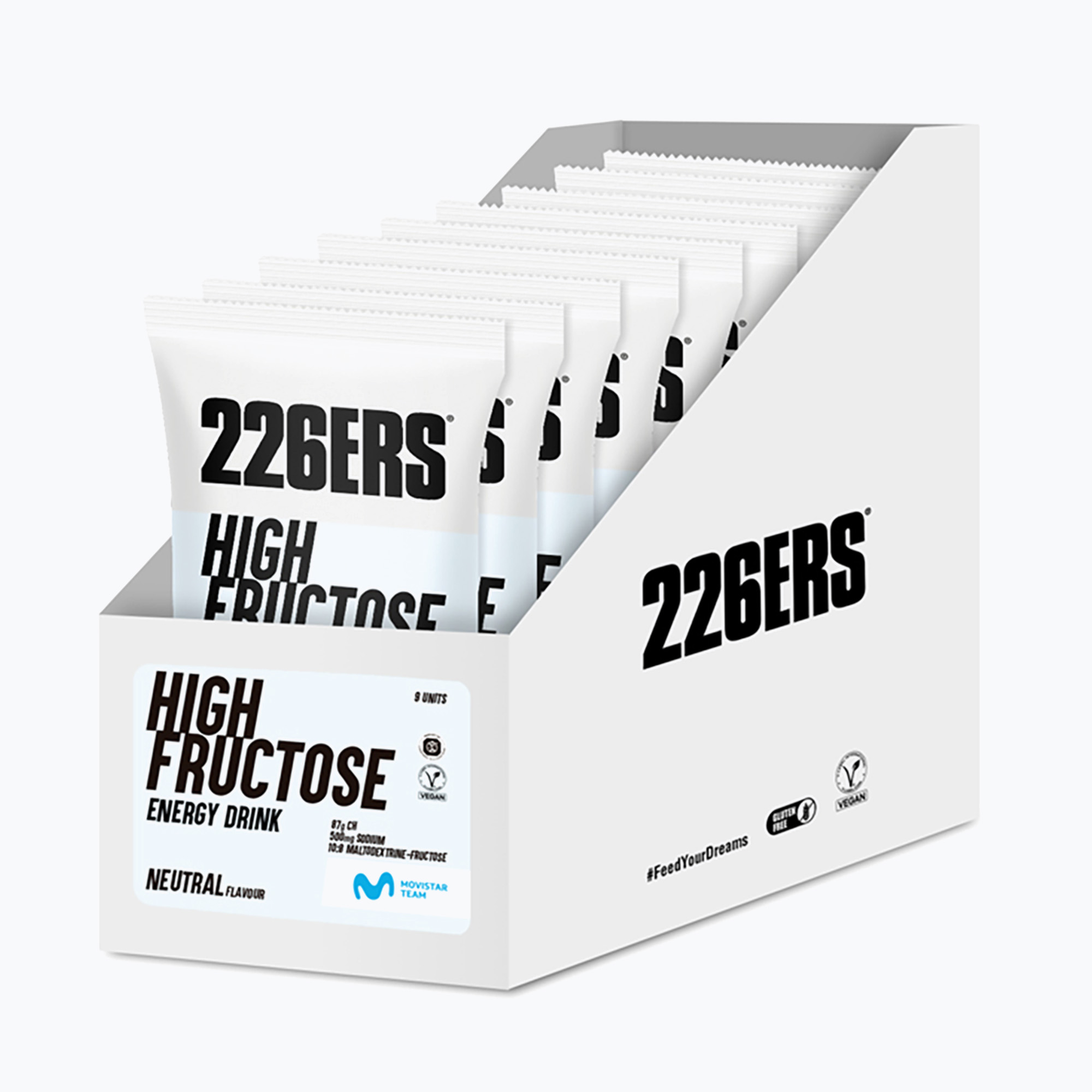 Energy drink set 226ERS High Fructose Energy Drink 9 pcs. x 90 g neutral (810 g)