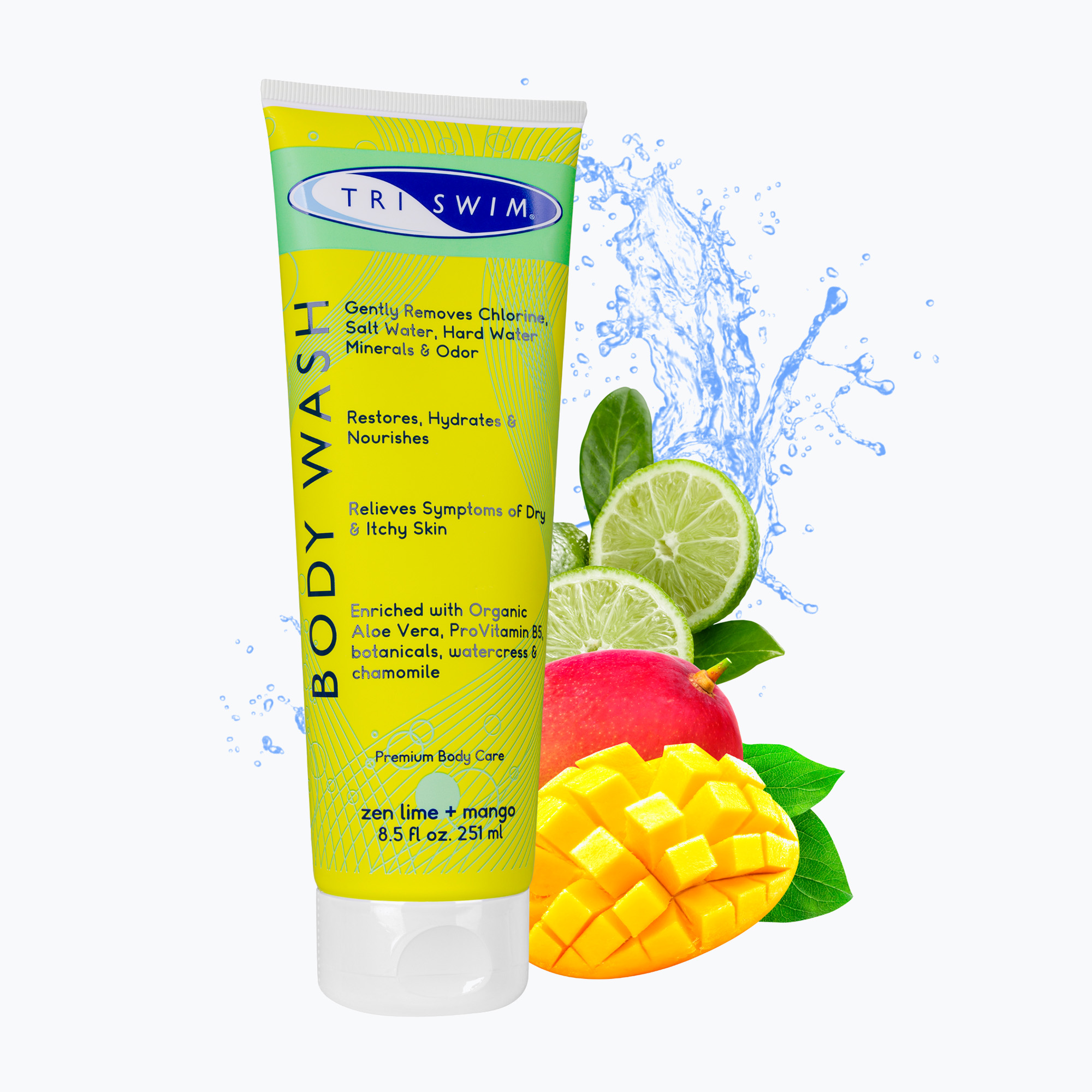 TRISWIM body chlorine removal gel lime zen/mango (251 Ml)