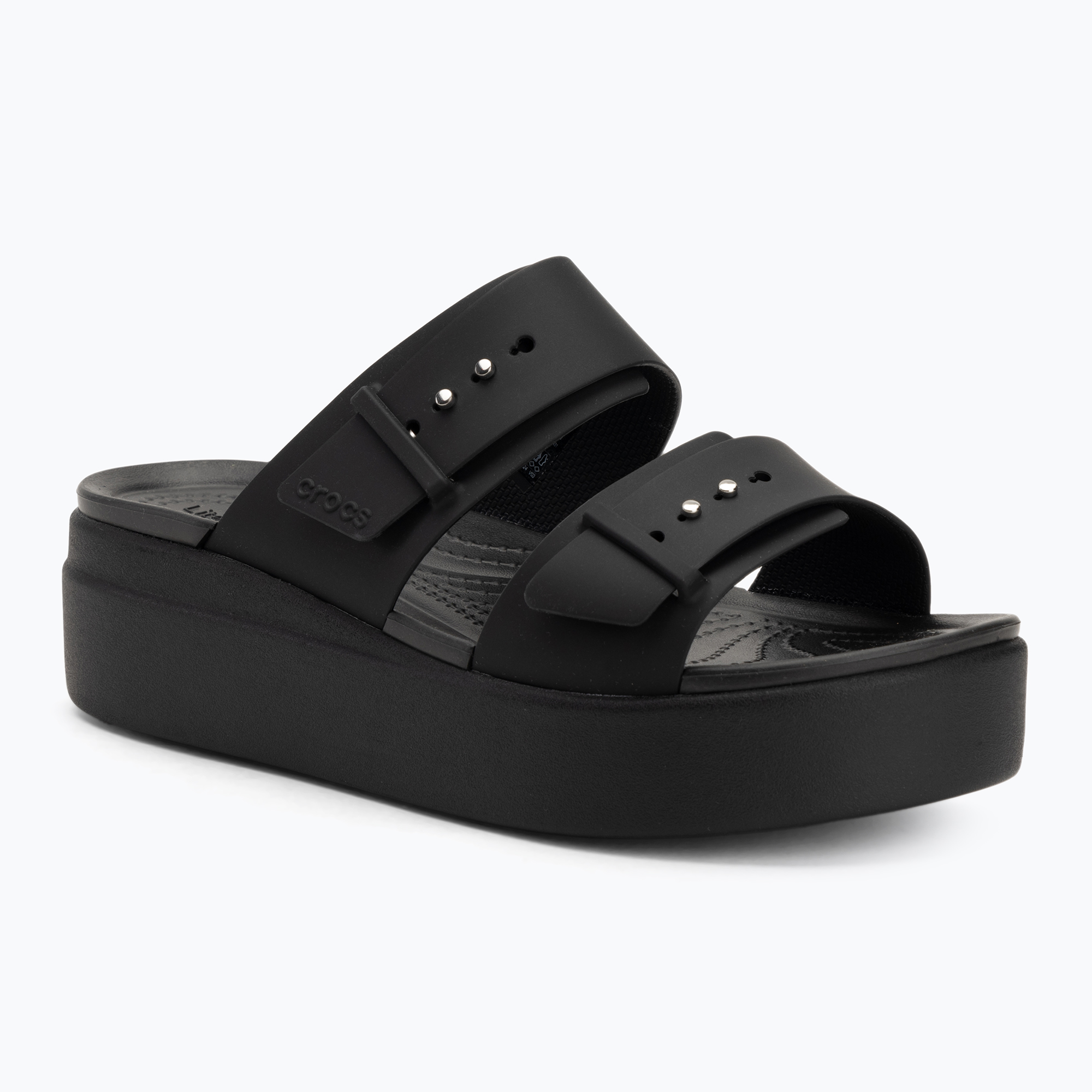 Women's clogs Crocs Brooklyn Low Wedge black (39-40 EU)