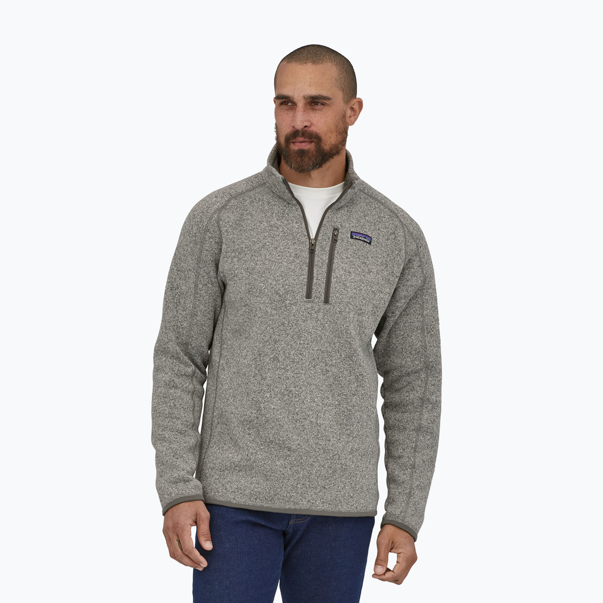 Men's Patagonia Better Sweater 1/4 Zip stonewash fleece sweatshirt (XL)