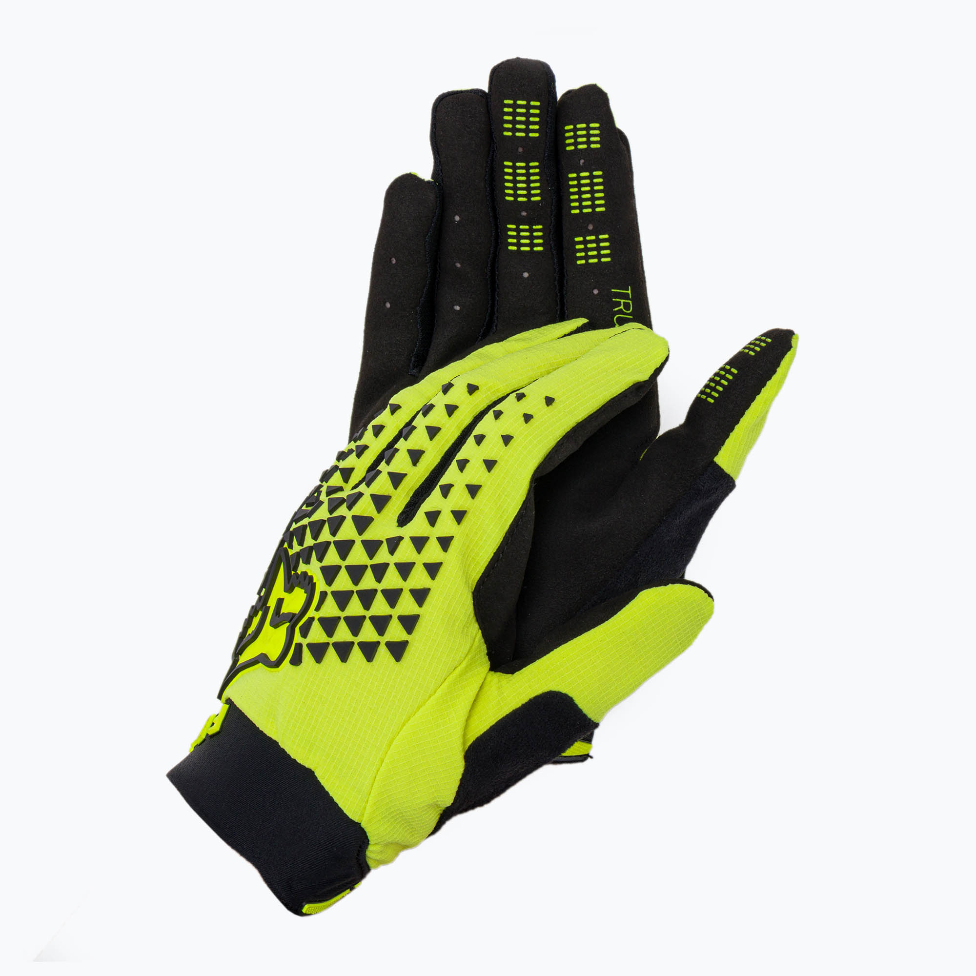 Fox Racing Defend men's cycling gloves yellow/black 27376_130 (M)