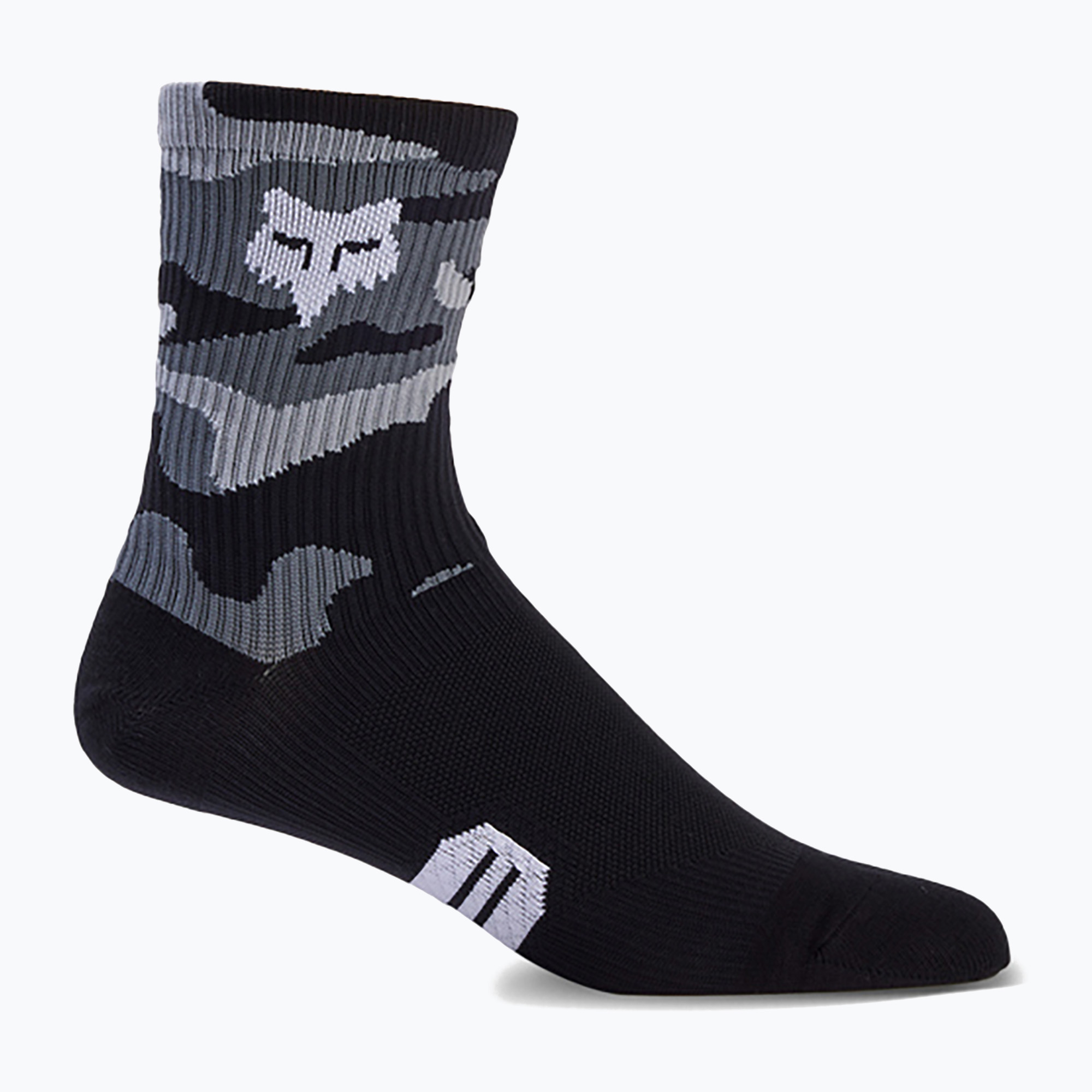 Fox Racing 6 Ranger black camo cycling socks (43-45 EU)