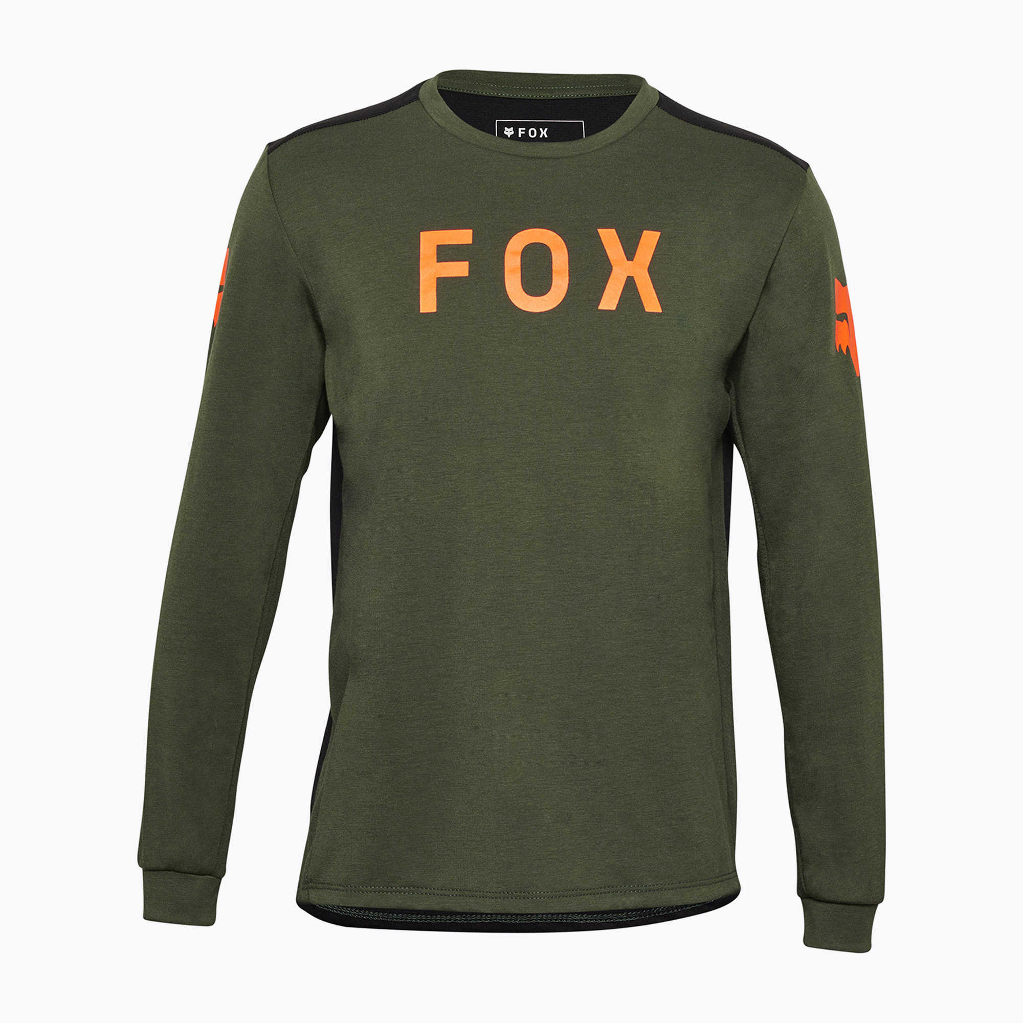 Fox Racing Ranger Aviation Jr dark sage children's cycling longsleeve (M)