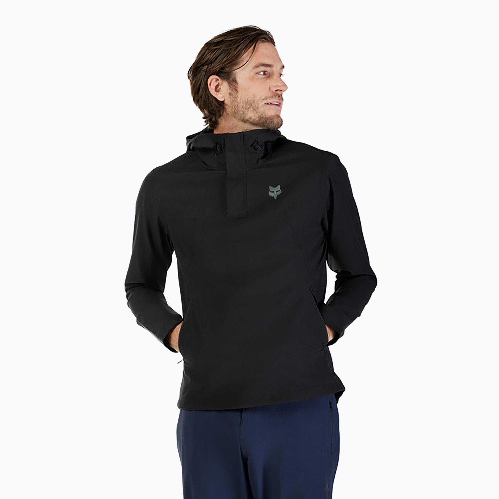 Men's cycling jacket Fox Racing Ranger Wind Pullover black (S)