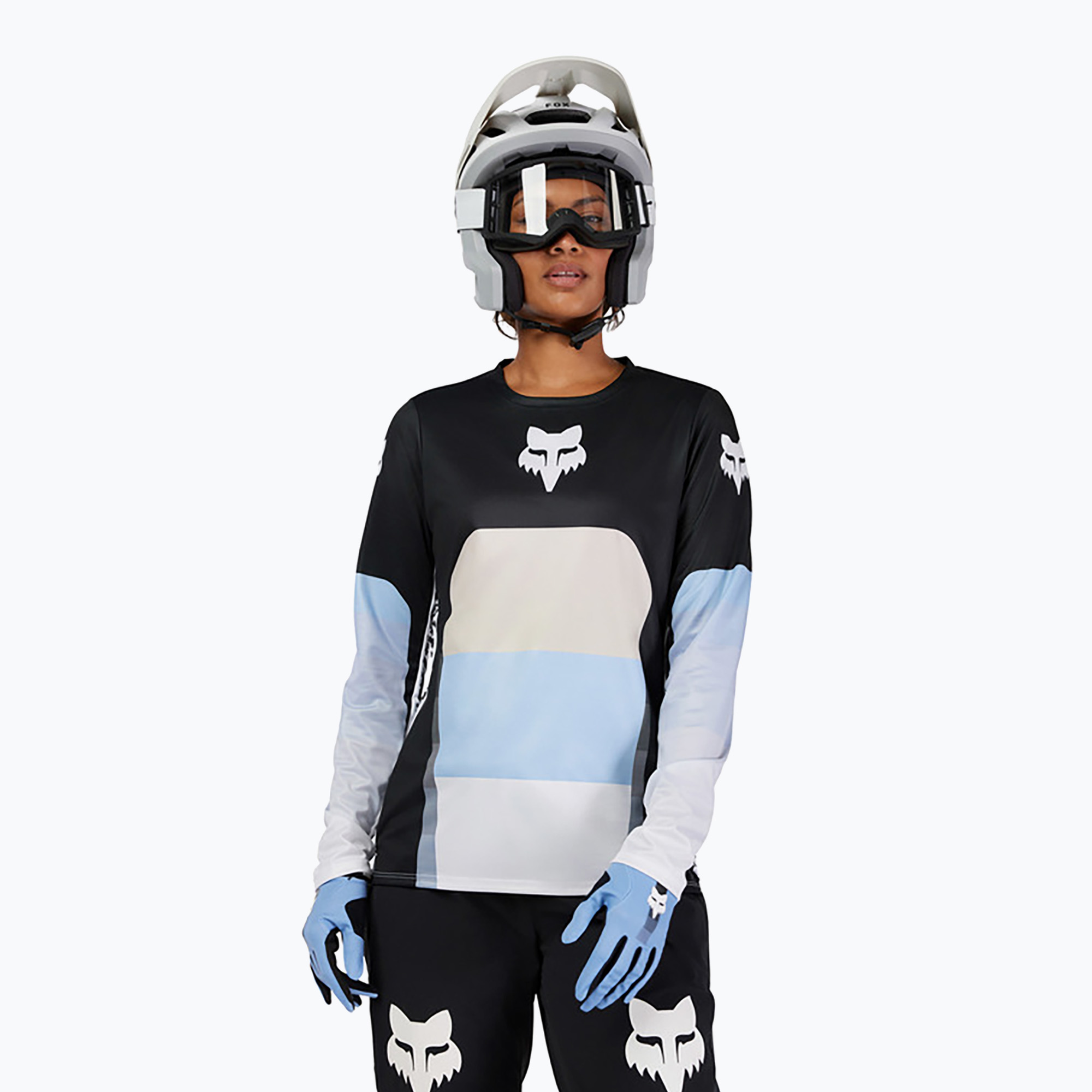 Women's cycling longsleeve Fox Racing Ranger Grid W black (L)