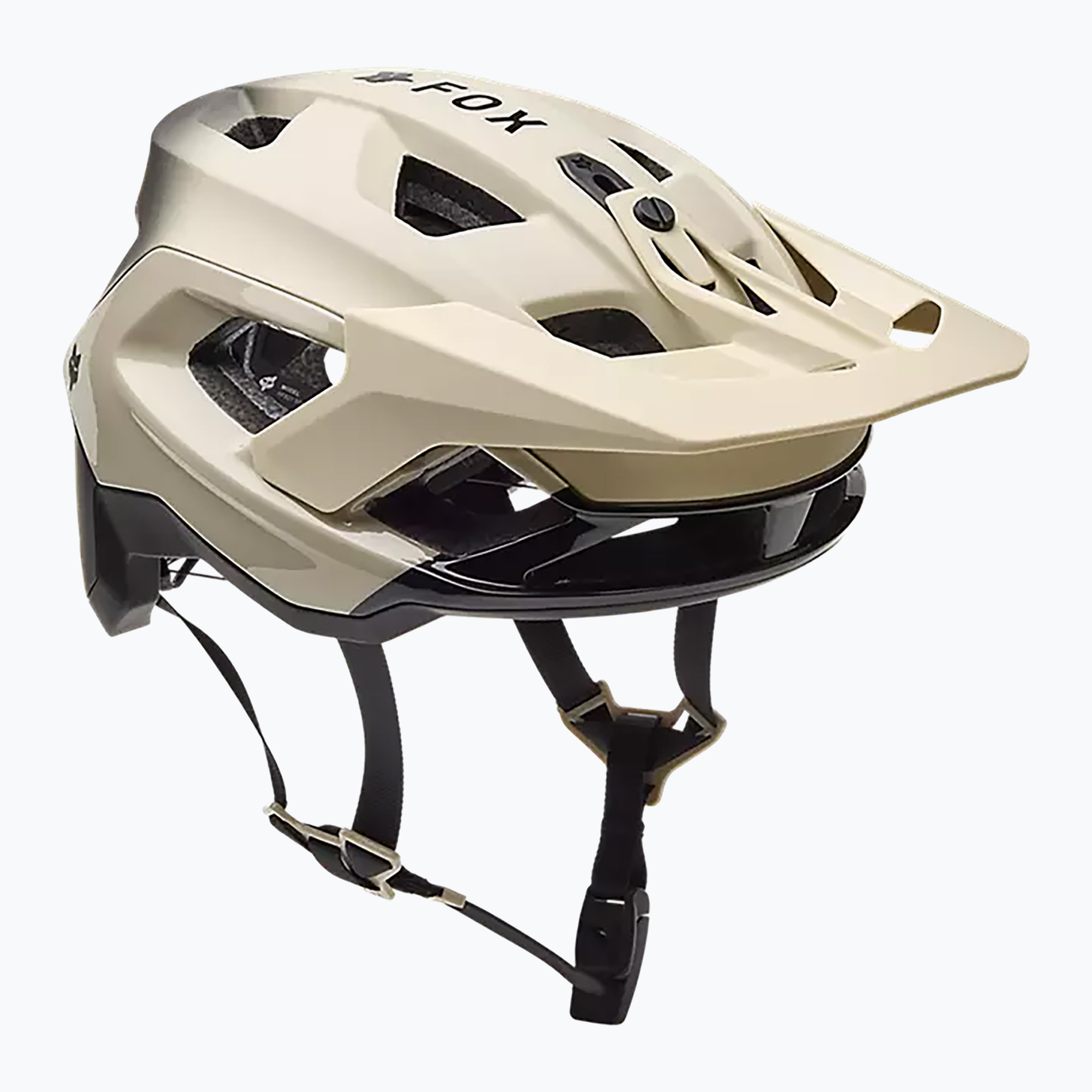 Fox Racing Speedframe Pro Backfade cream bike helmet (55-59 cm (M))