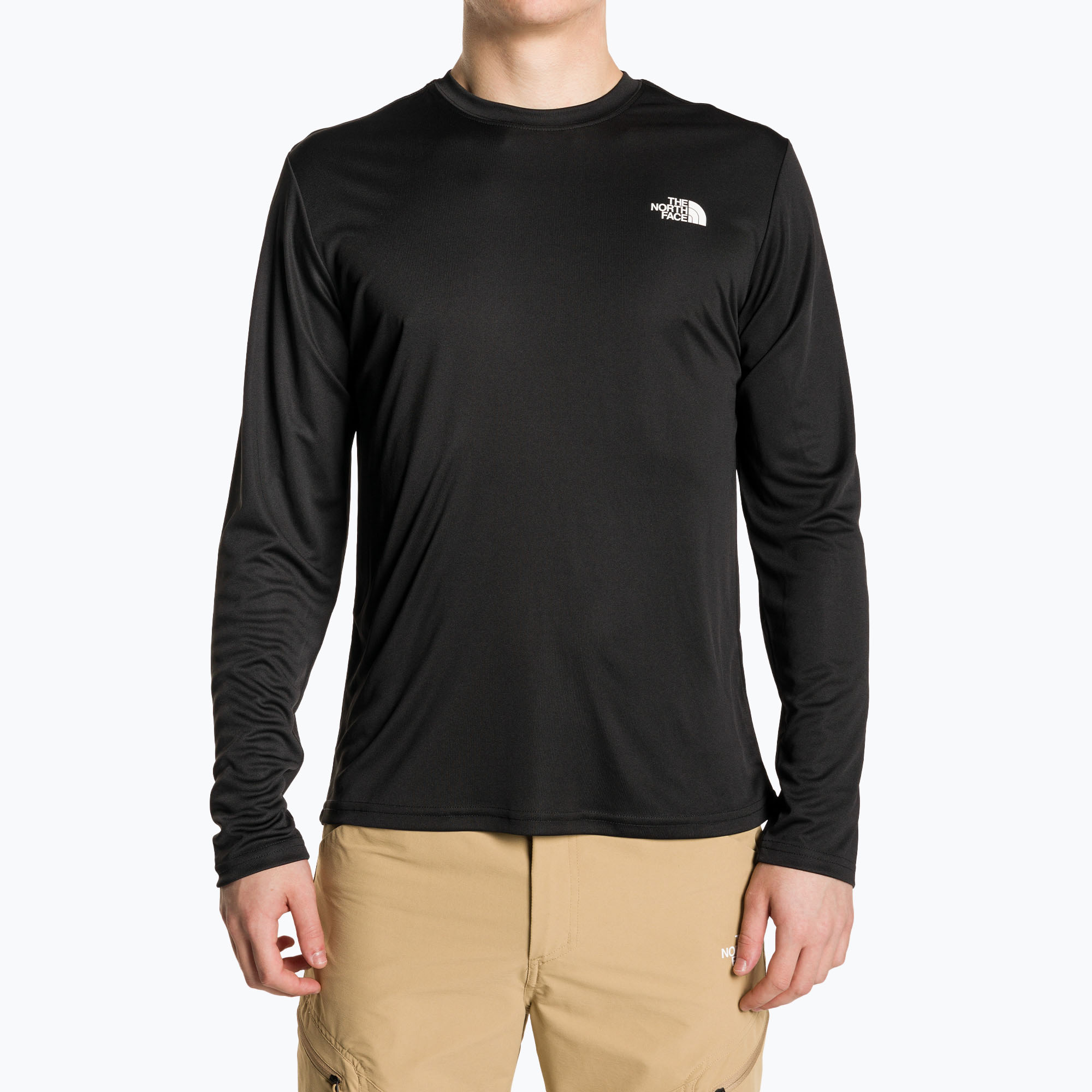 Men's training longsleeve The North Face Reaxion Amp Crew black (S)