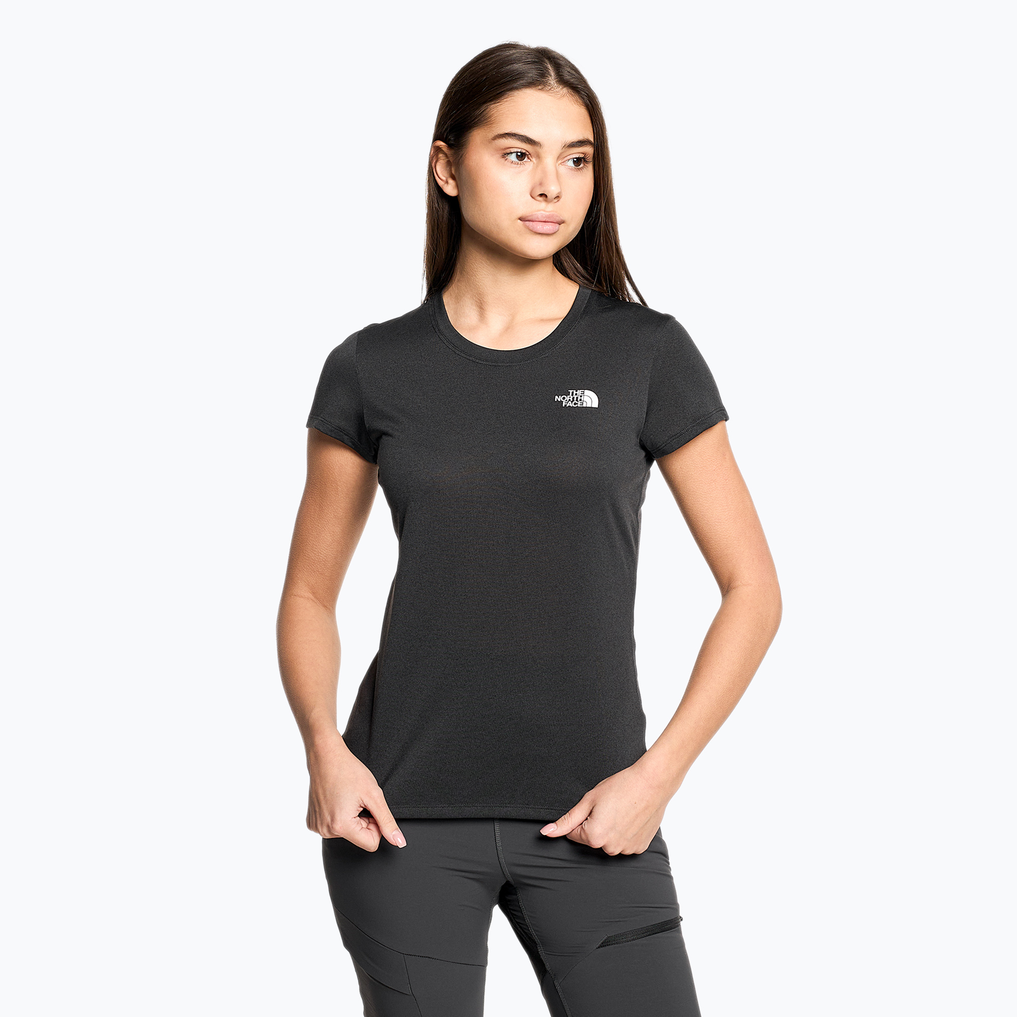 Women's trekking shirt The North Face Reaxion Amp Crew black NF00CE0TKS71 (S)