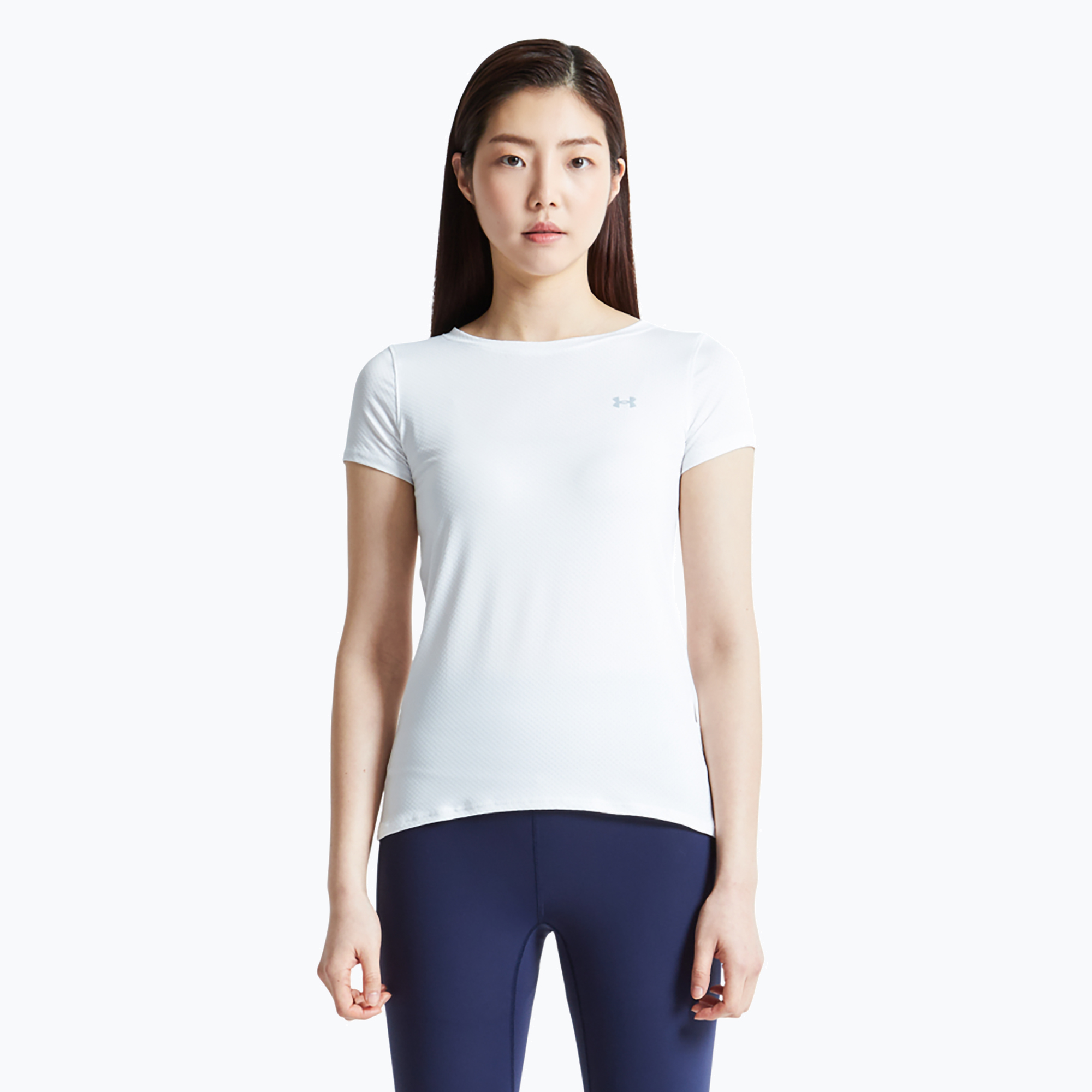 Under Armour UA HG Armour SS women's training T-shirt white 1328964 (XL)