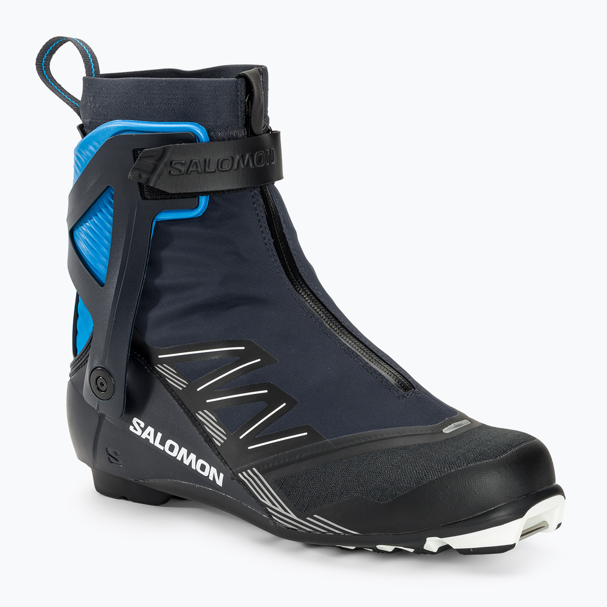 Men's Salomon RS8 Prolink cross-country ski boots dark navy/black/process blue (41 1/3 (7.5 UK))
