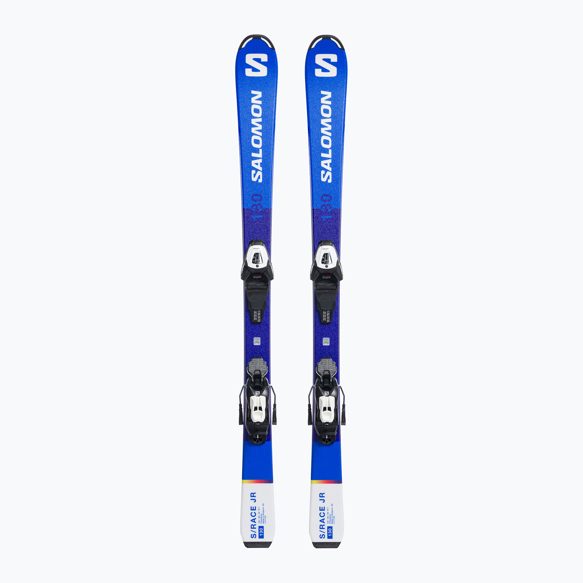 Children's downhill skis Salomon S Race MT Jr. + L6 blue L47041900