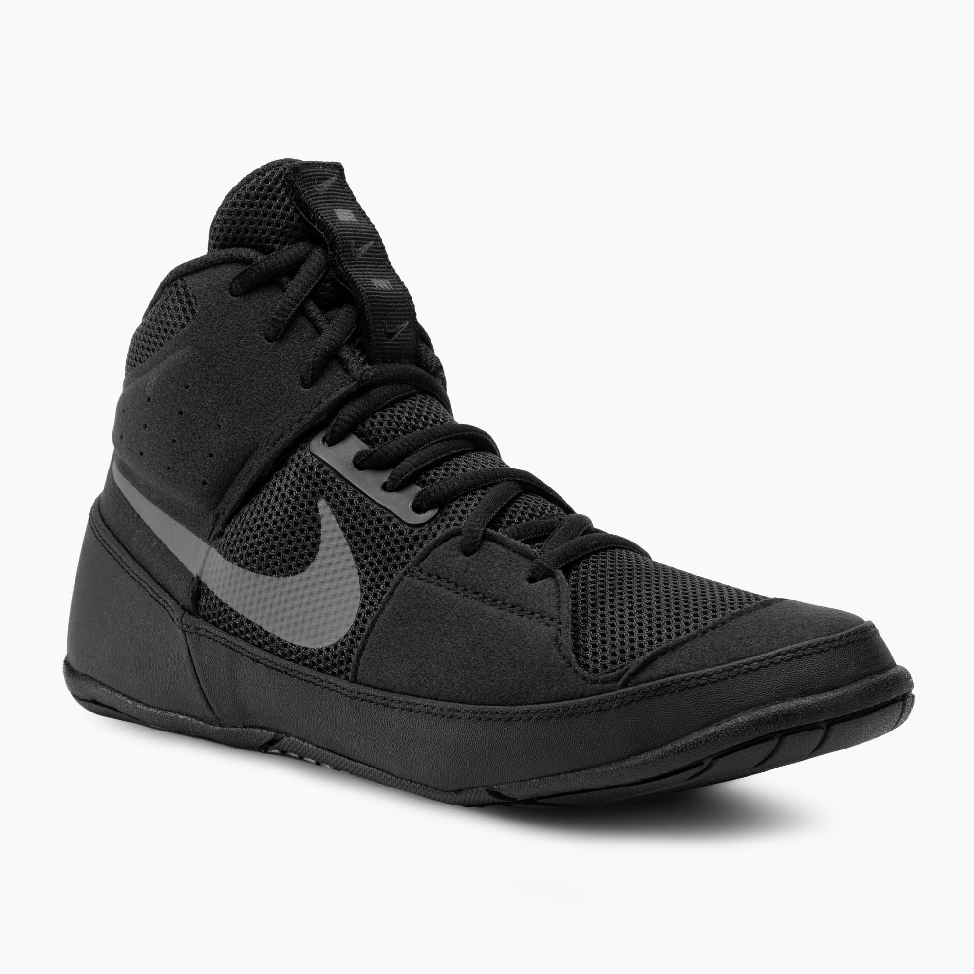 Nike Fury wrestling shoes black/metallic silver (45.5 EU)