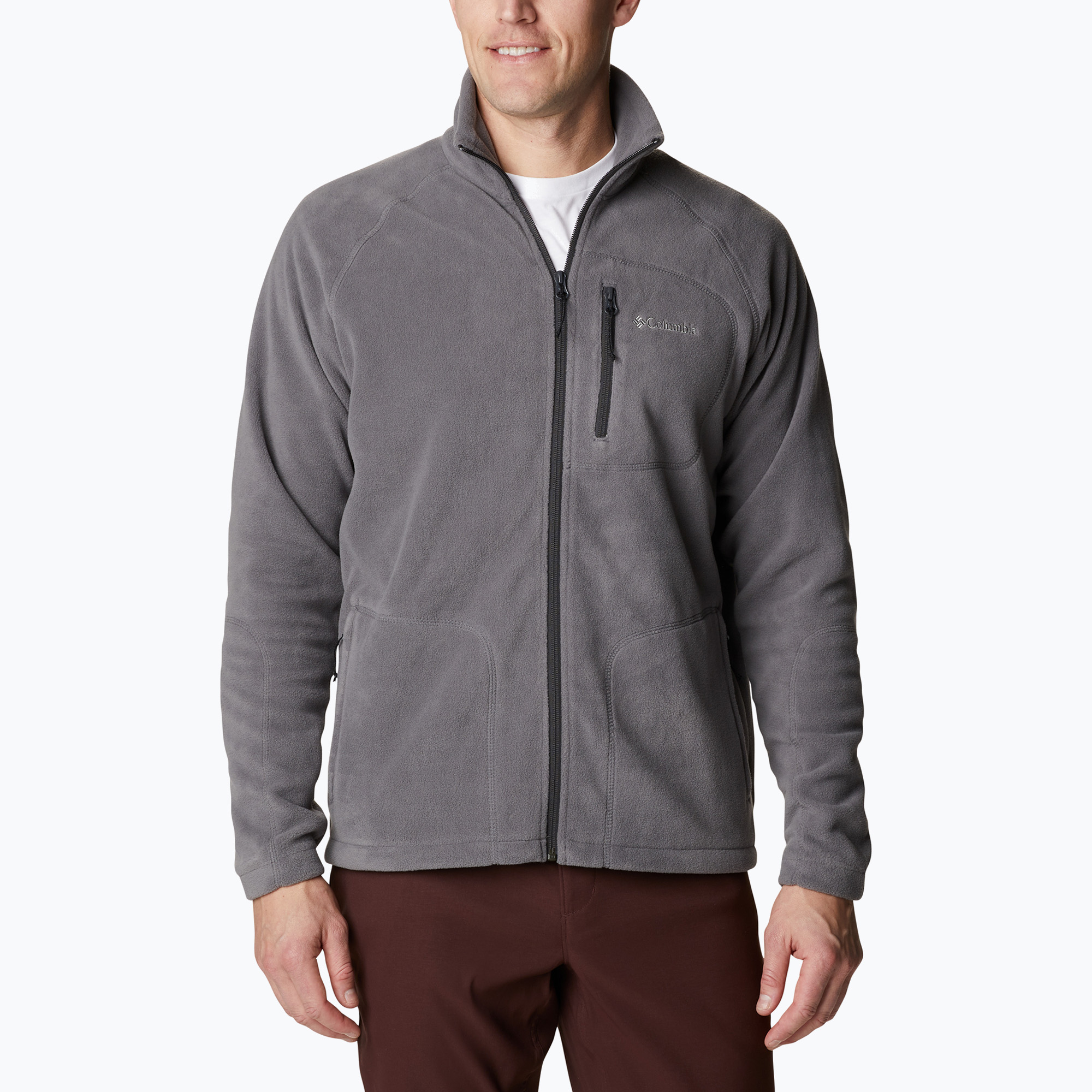 Columbia Fast Trek II grey men's fleece sweatshirt 1420421 (XL)