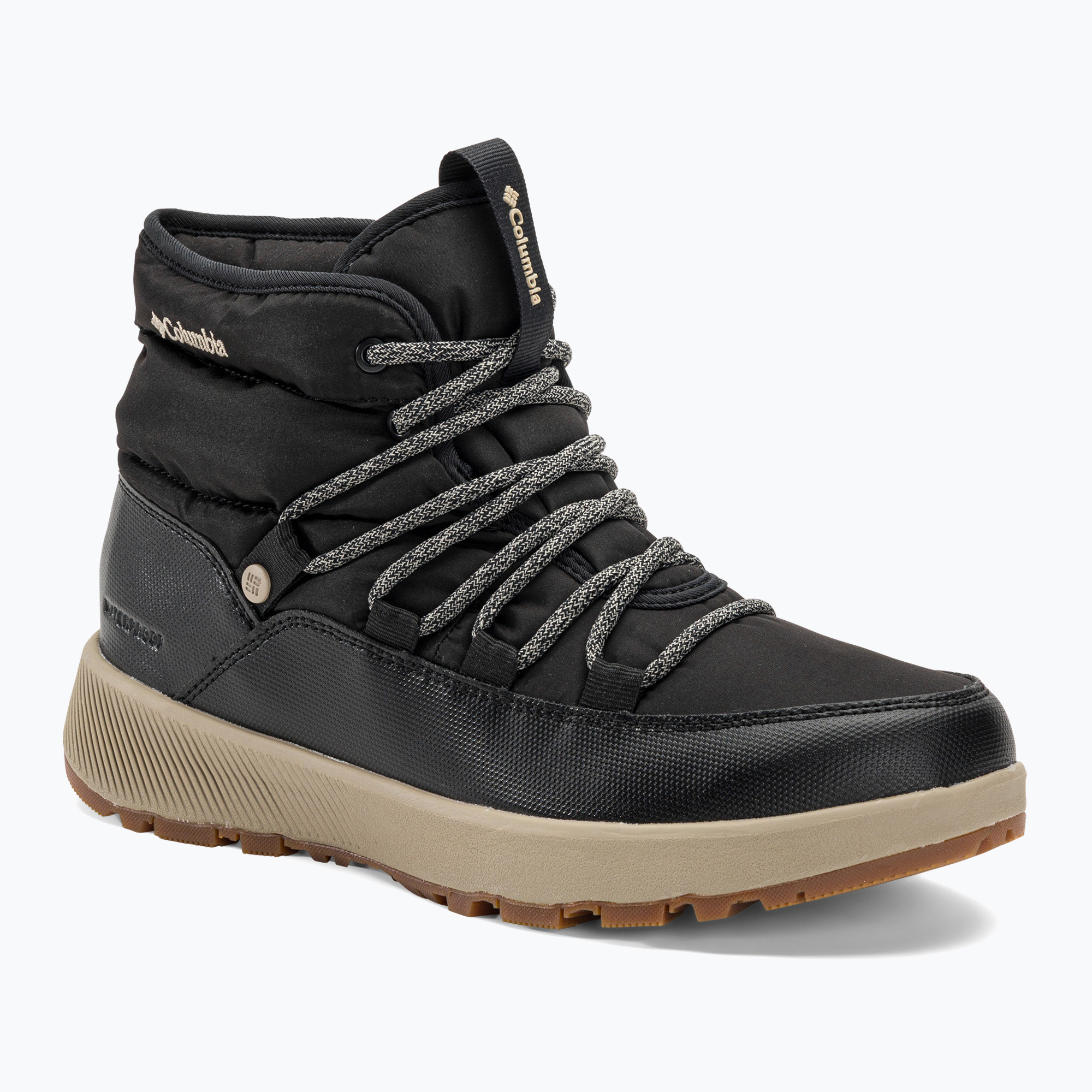 Columbia Solpeside Village Omni-Heat Mid black/silver sage women's winter boots (36.5 EU)