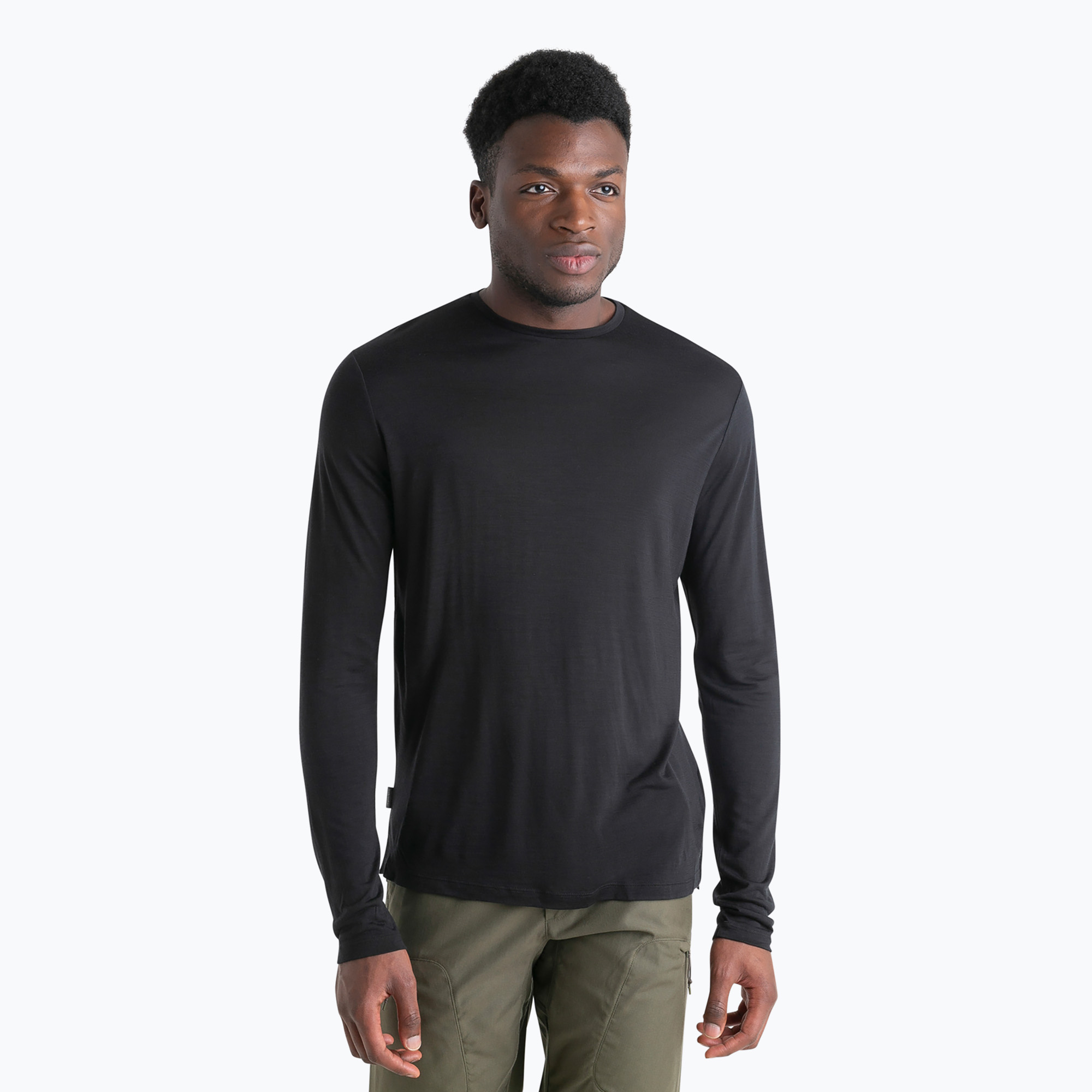 Icebreaker men's trekking longsleeve Merino 125 Cool-Lite Sphere III LS Tee black (M)