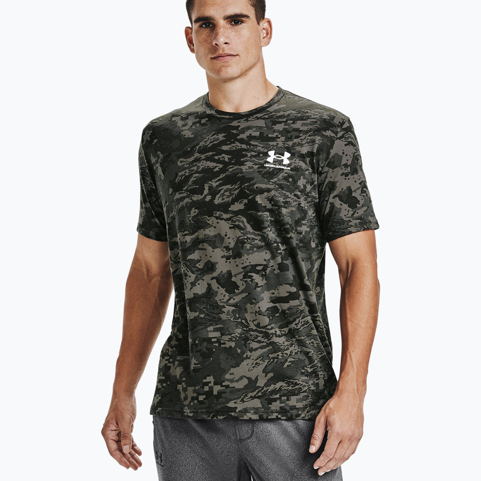 Under Armour ABC Camo green men's training t-shirt 1357727-310 (S)