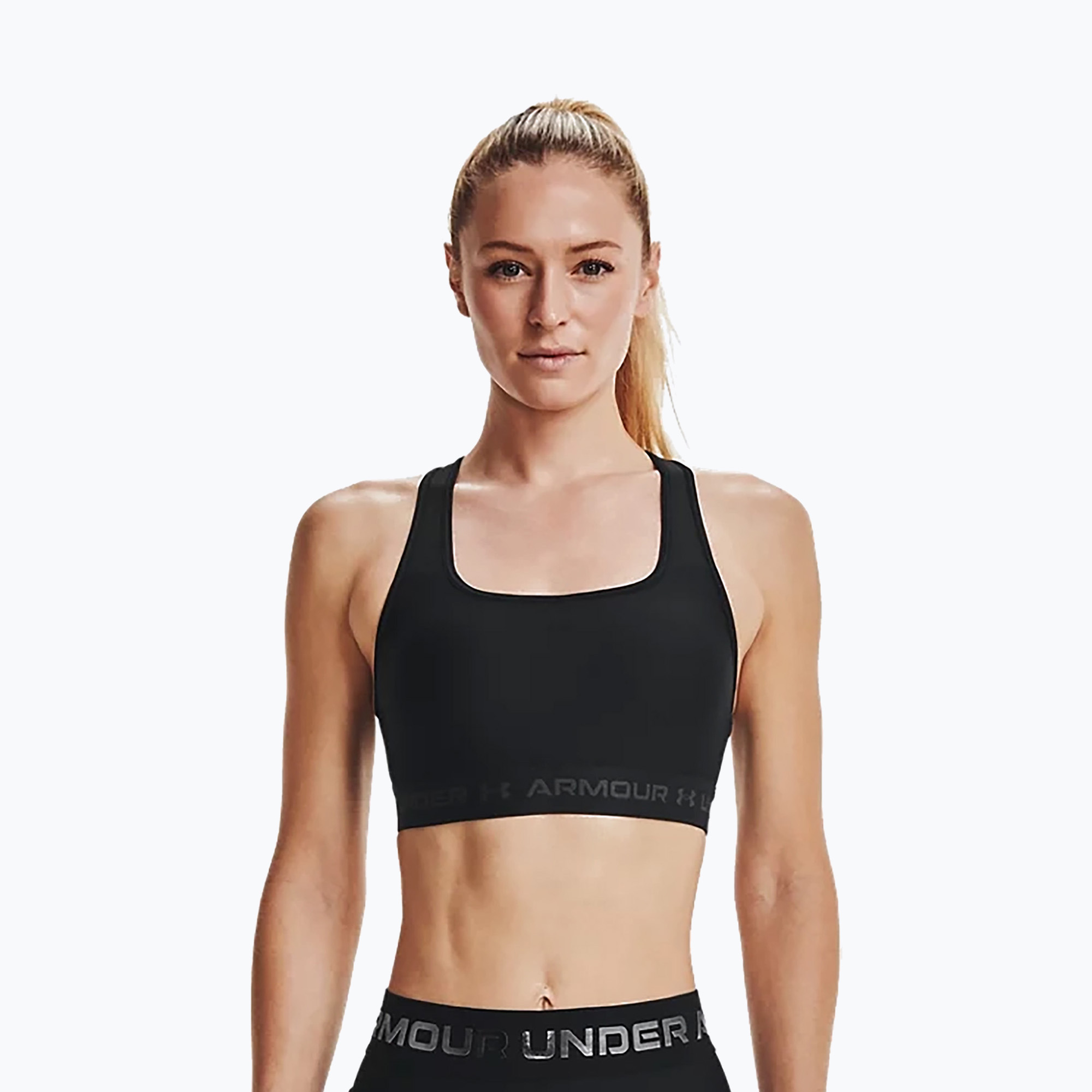 Under Armour Crossback Mid fitness bra black 1361034 (XS)