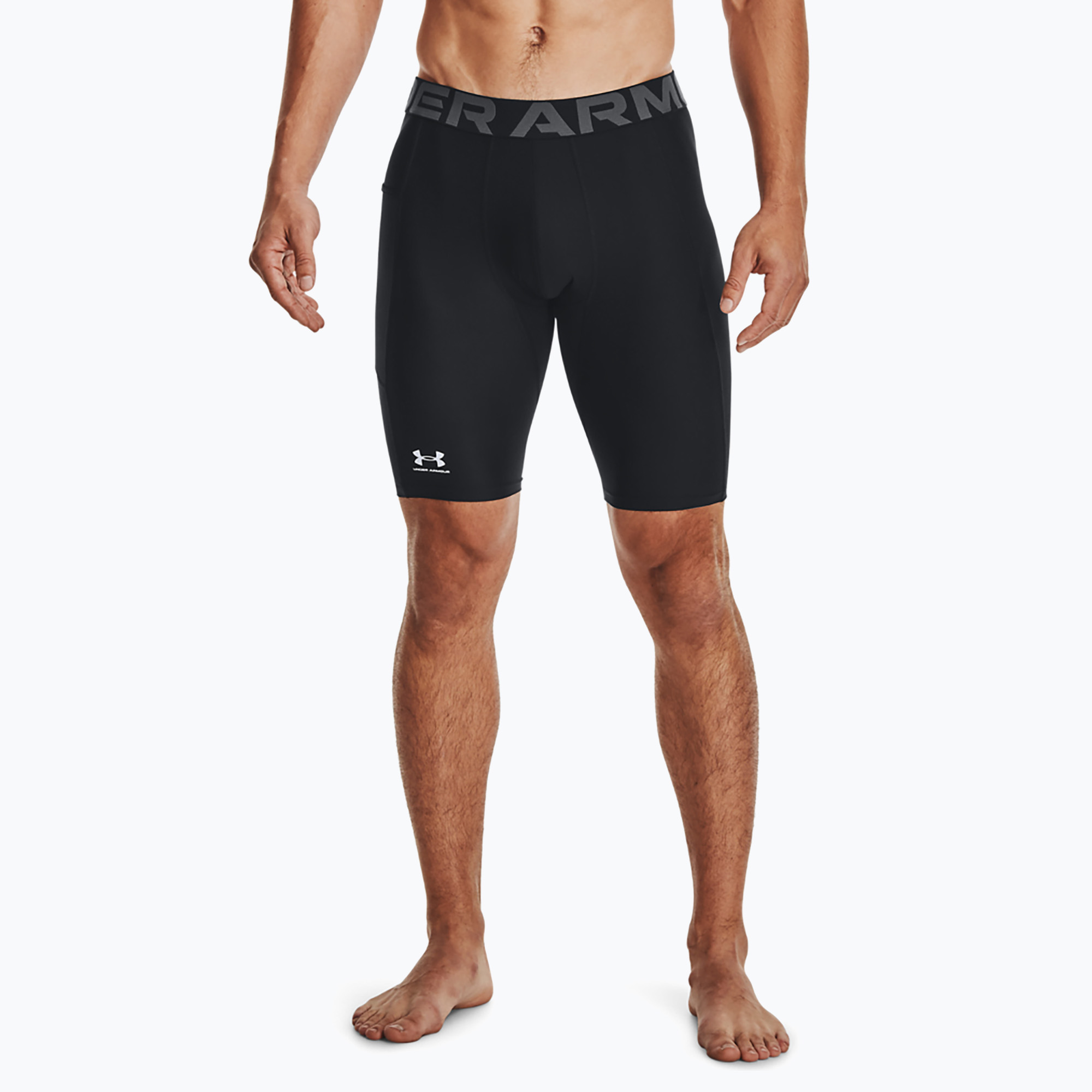 Men's Under Armour HG Armour Long Shorts black/white (XXL)