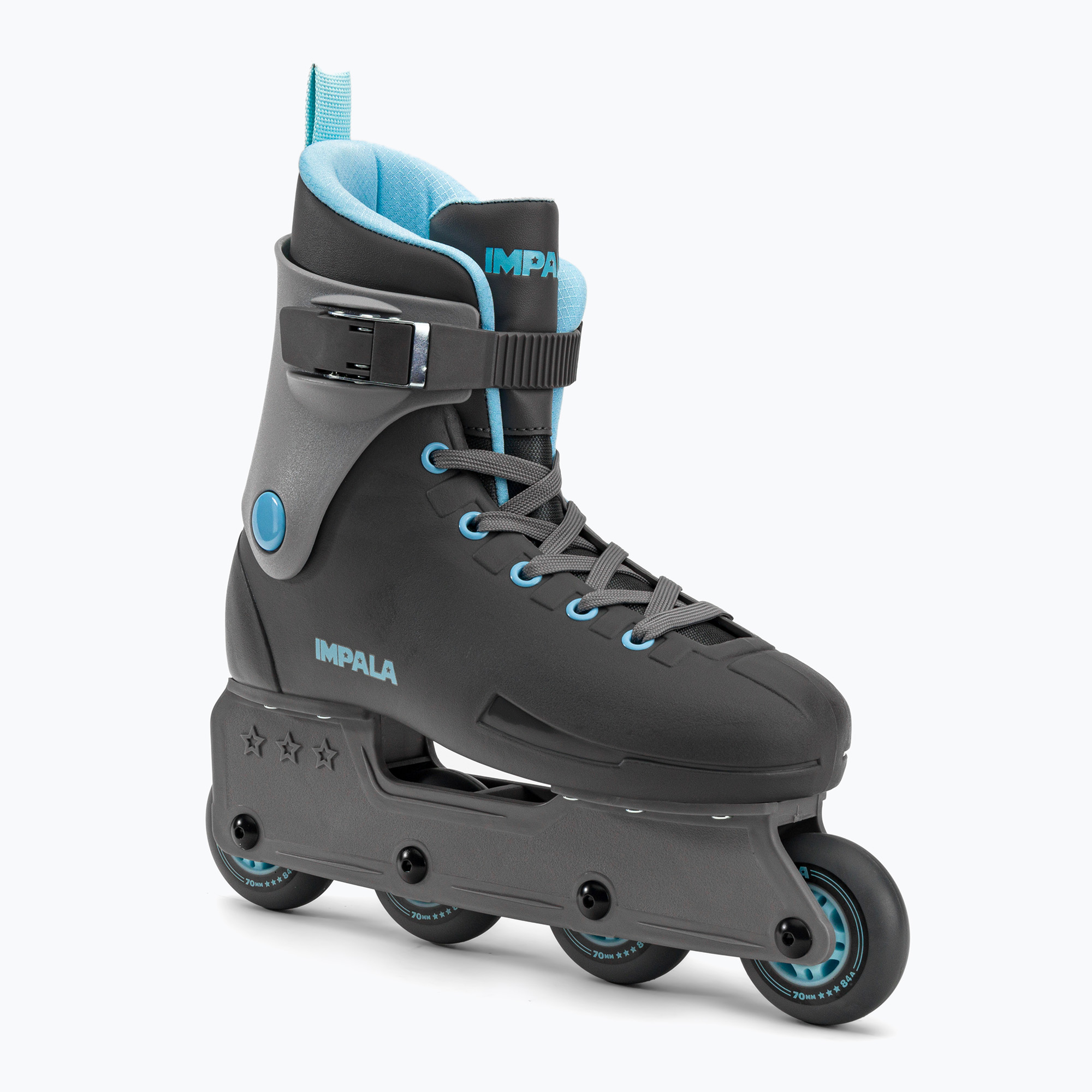 Women's IMPALA Lightspeed Inline Skate blue/grey IMPINLINE1 roller skates (38 (7 US))