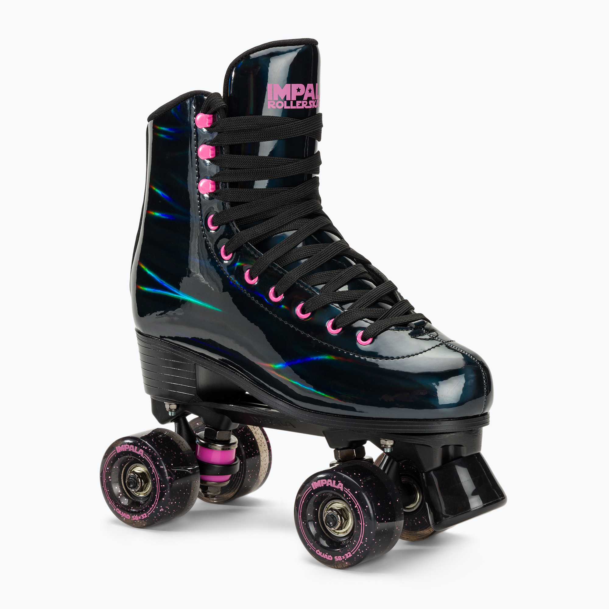 Women's skates IMPALA Quad Skate black holographic (39 (8 US))