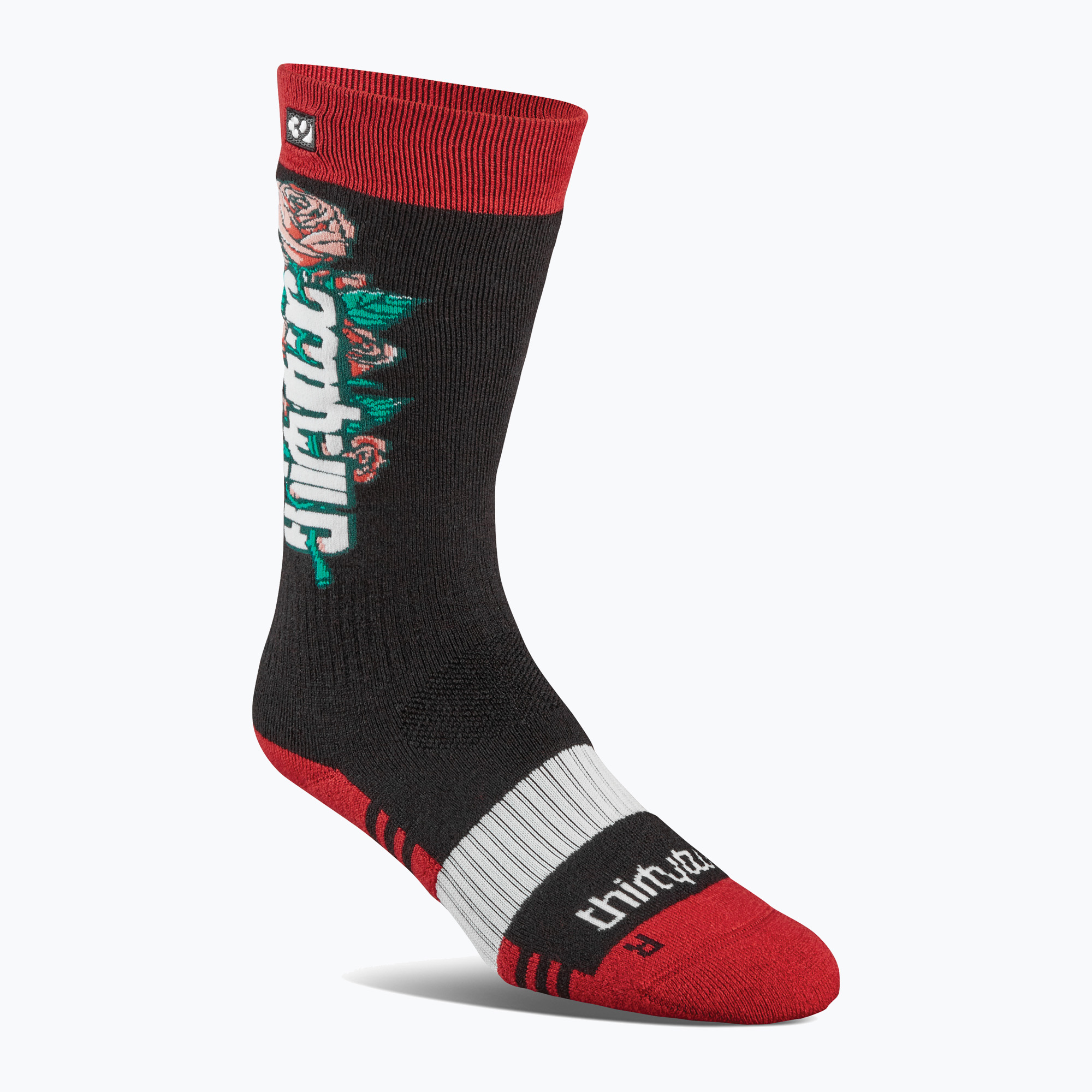Women's snowboard socks ThirtyTwo Merino black/pink (L-XL)