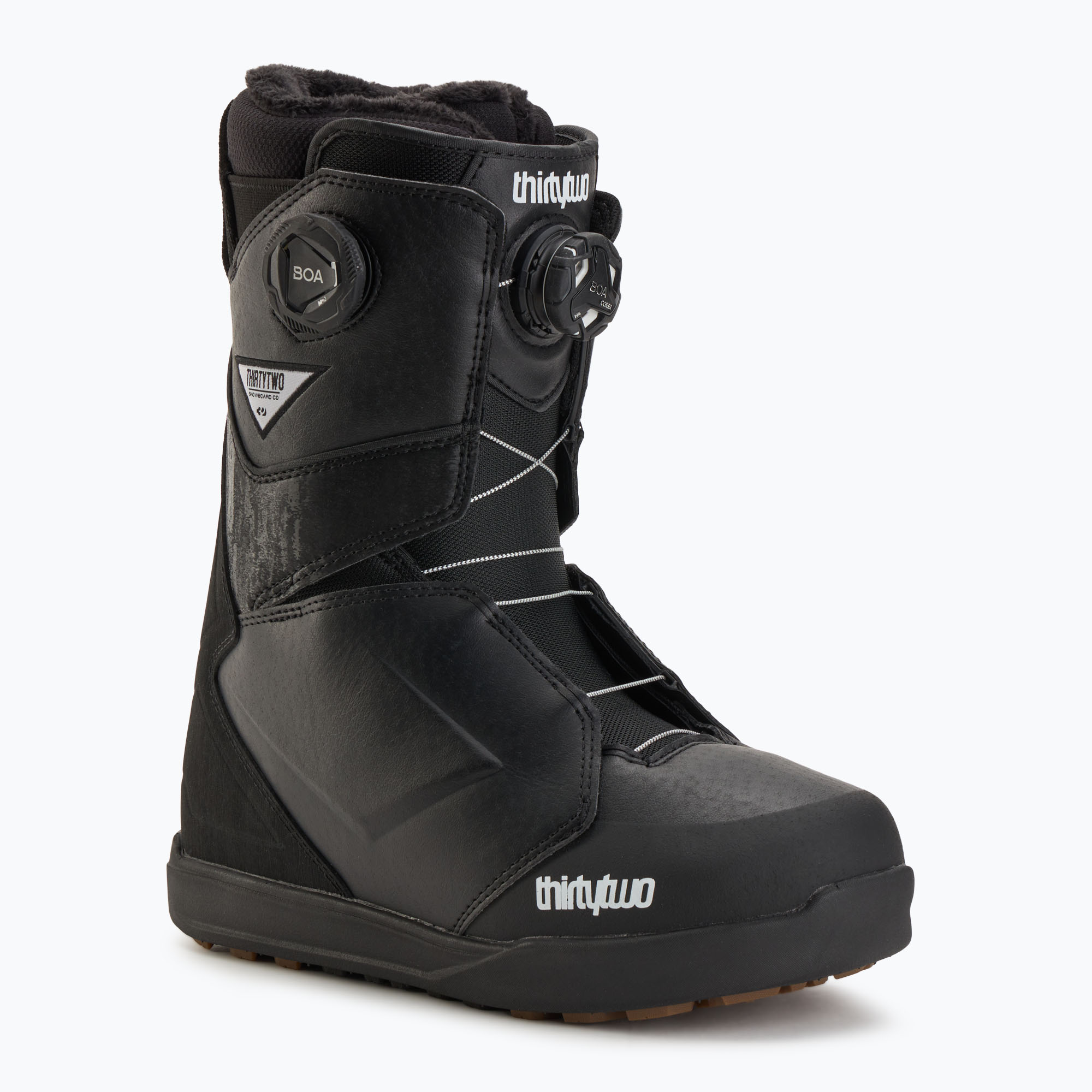 Women's snowboard boots ThirtyTwo Lashed Double Boa W'S '24 black/white/black (39 EU)