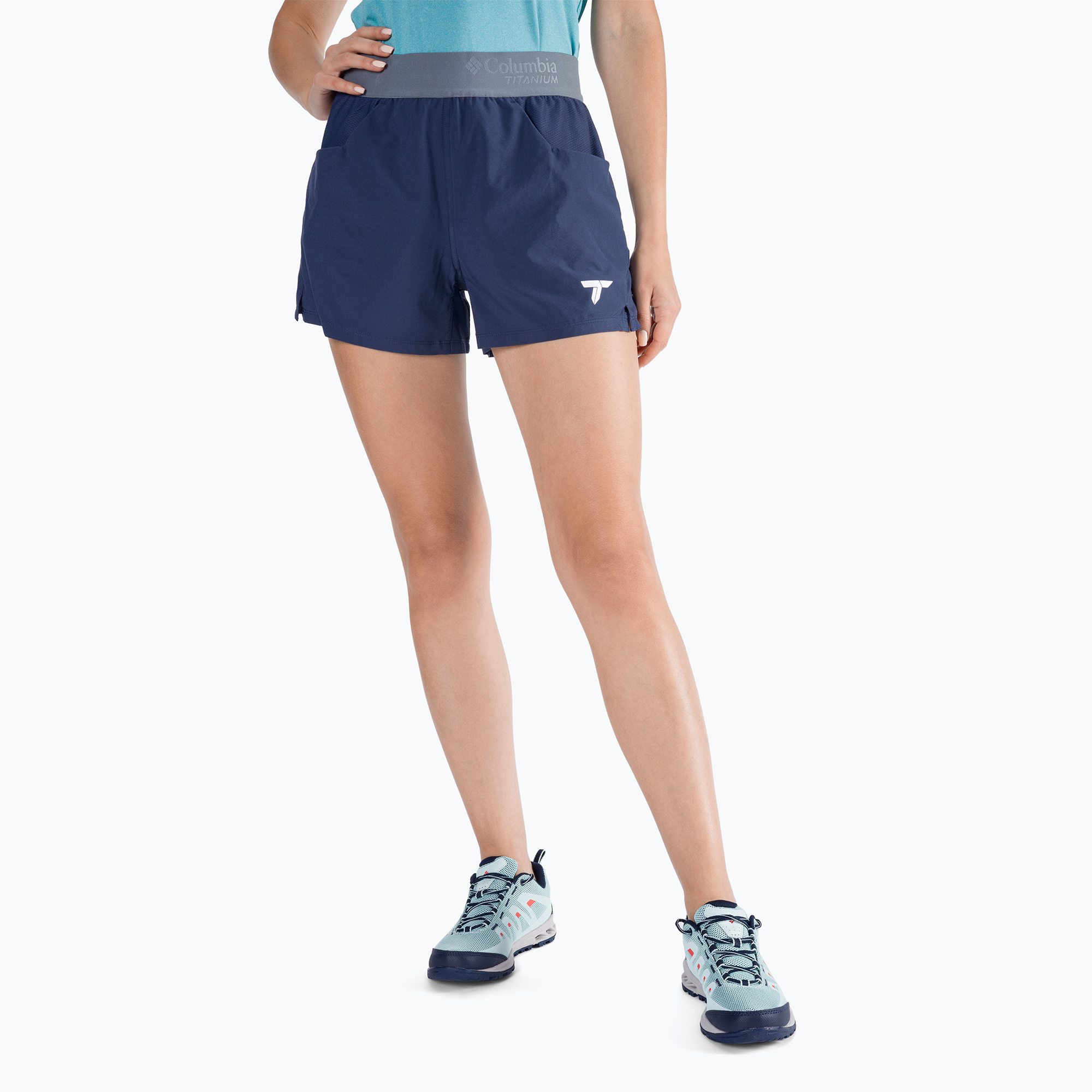 Columbia women's trekking shorts Titan Pass LW 466 navy blue 1991931 (XS/3)