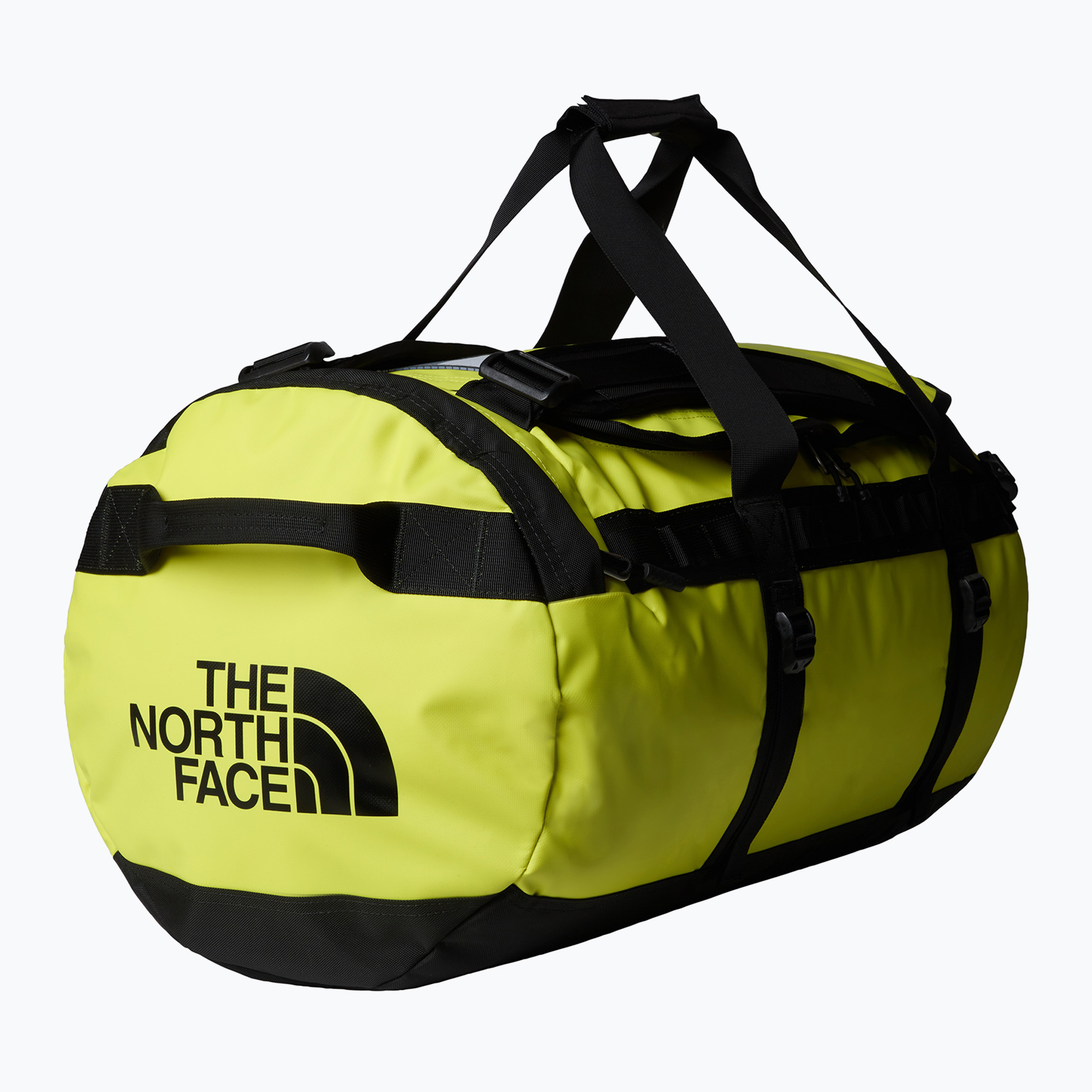 The North Face Base Camp Duffel M 71 l sulphur spring green/tnf black travel bag (M)