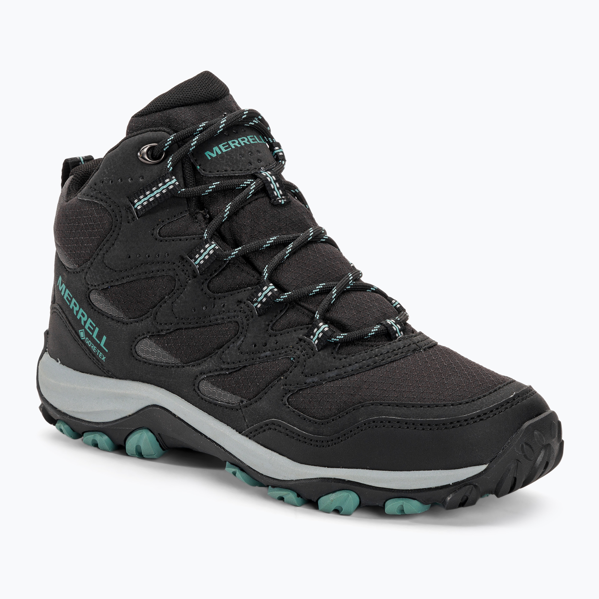 Women's hiking boots Merrell West Rim Sport Mid GTX black (36 EU)