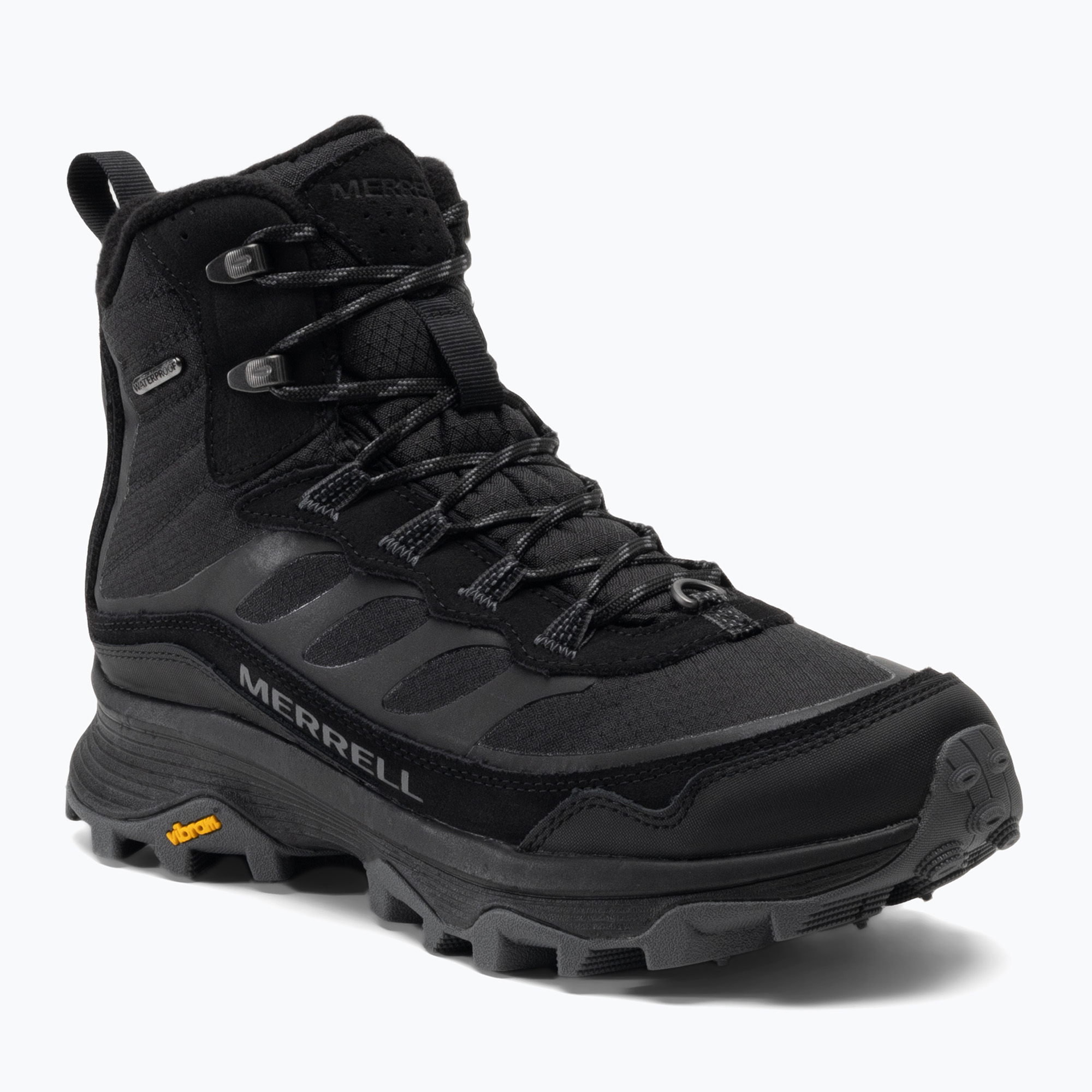 Men's hiking boots Merrell Moab Speed Thermo Mid WP black (48 EU)