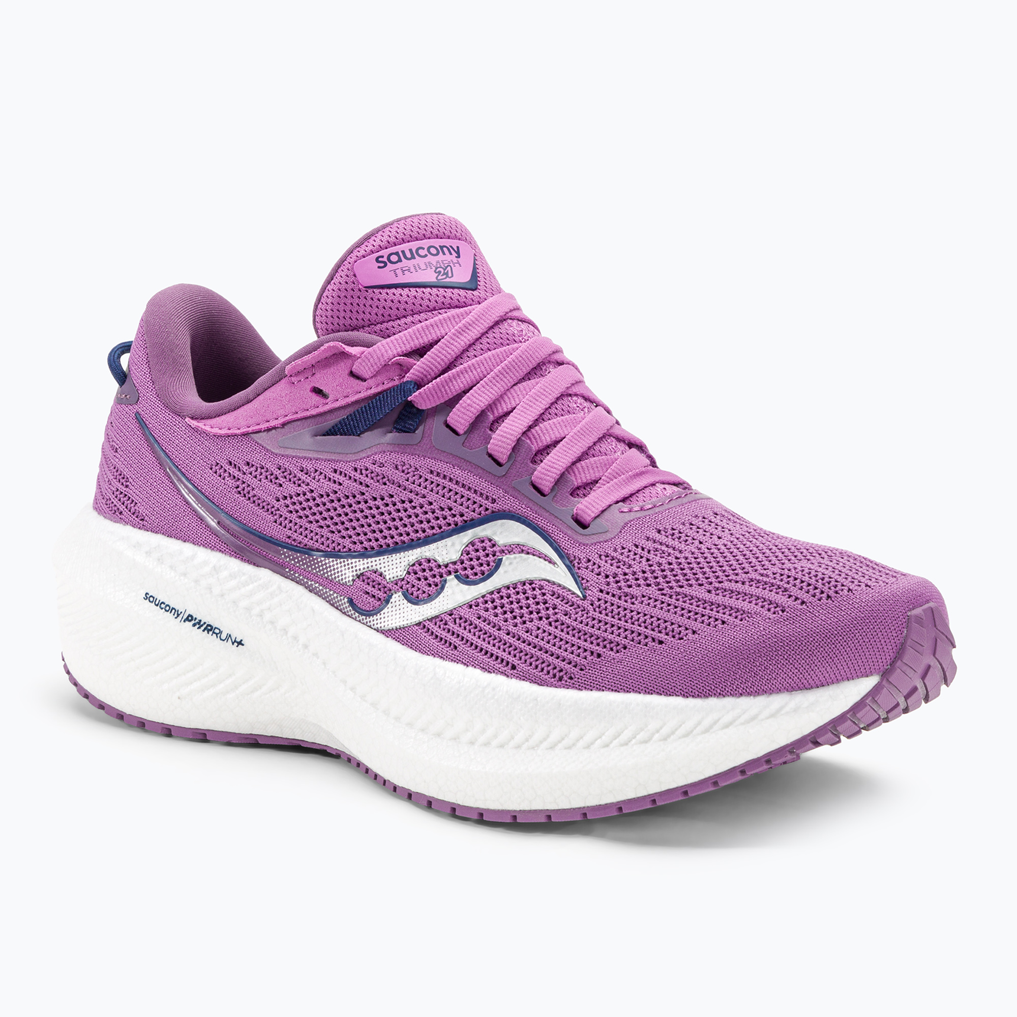 Women's running shoes Saucony Triumph 21 grape/indigo (38.5 EU)