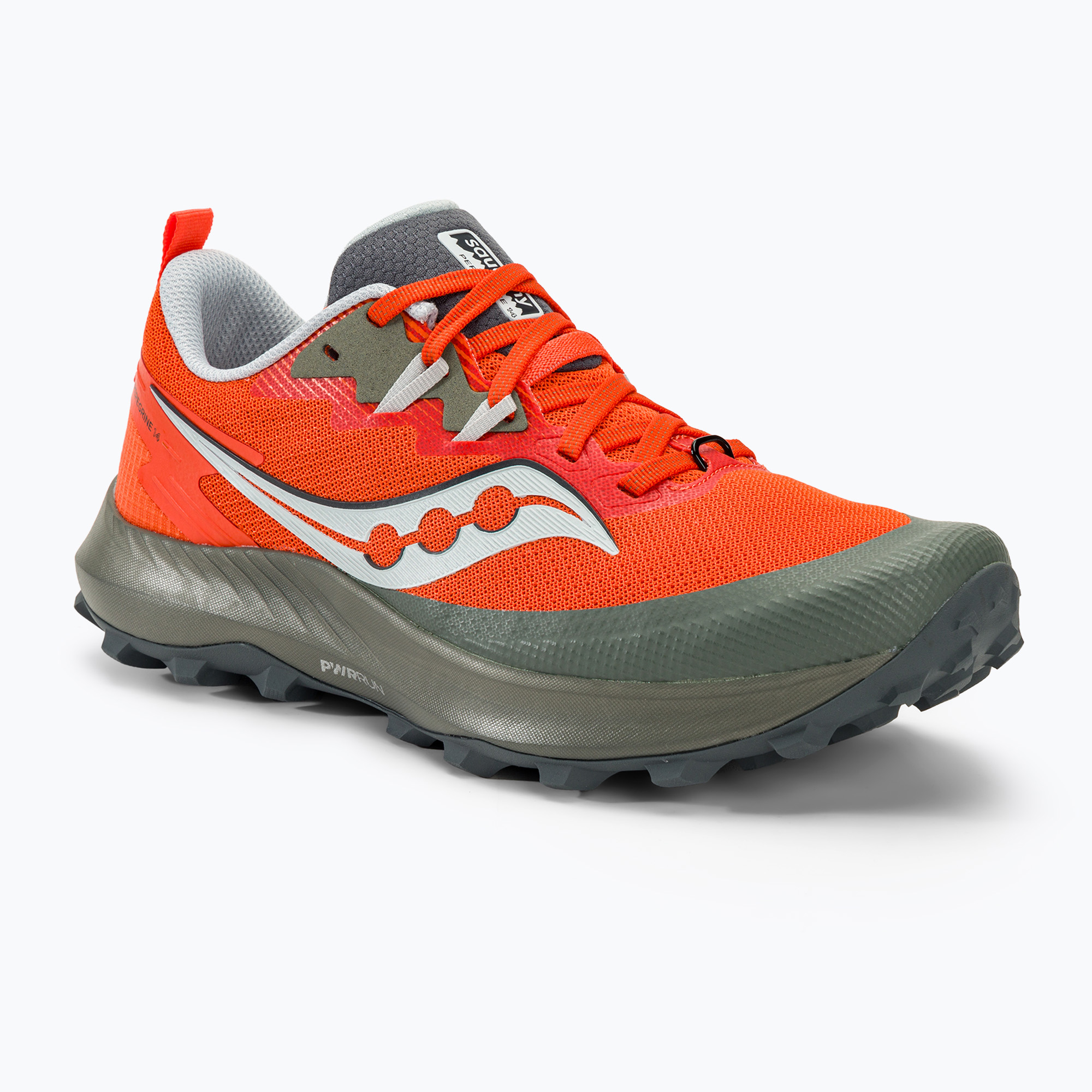 Men's Saucony Peregrine 14 pepper/bough running shoes (41 EU)