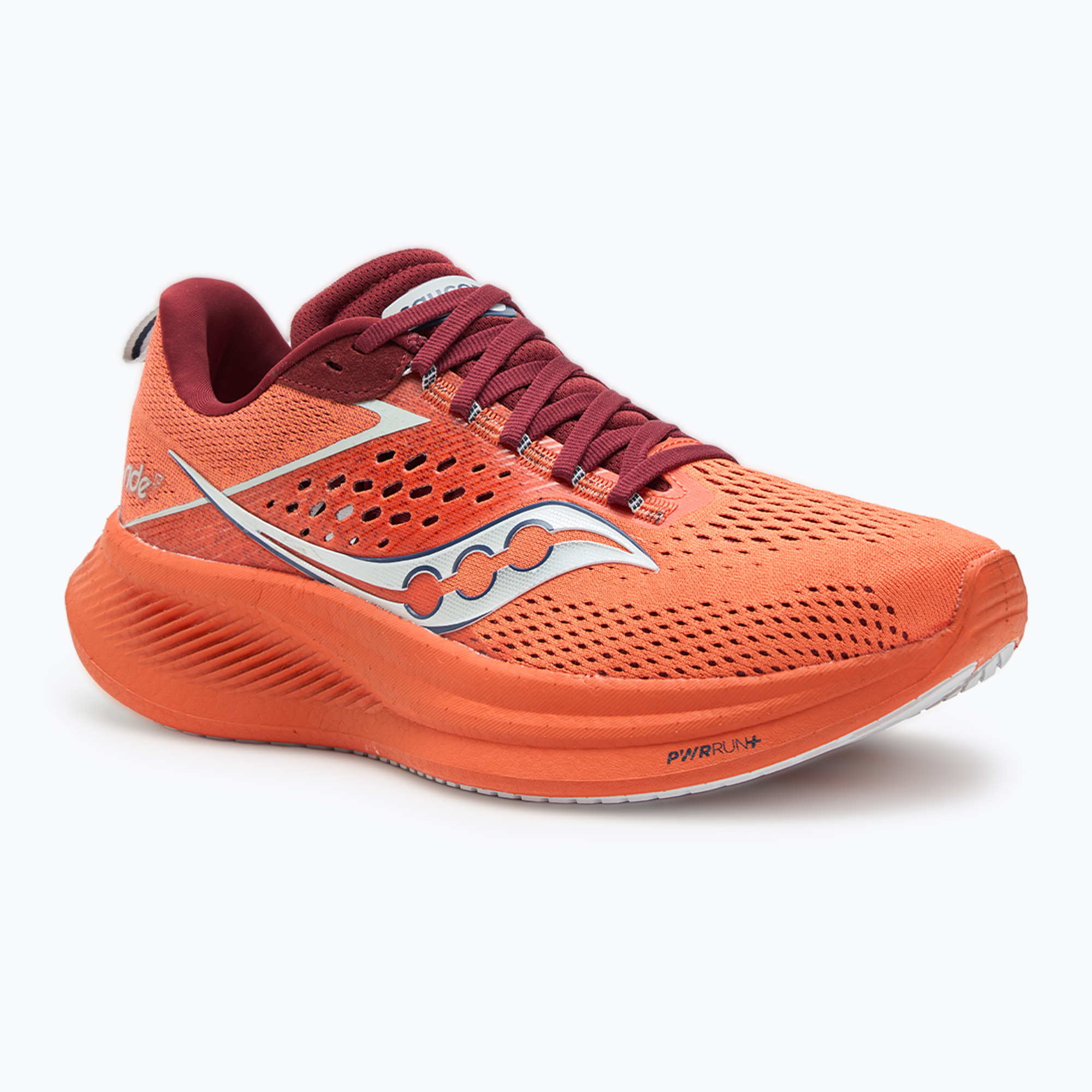 Men's Saucony Ride 17 pepper/currant running shoes (44.5 EU)