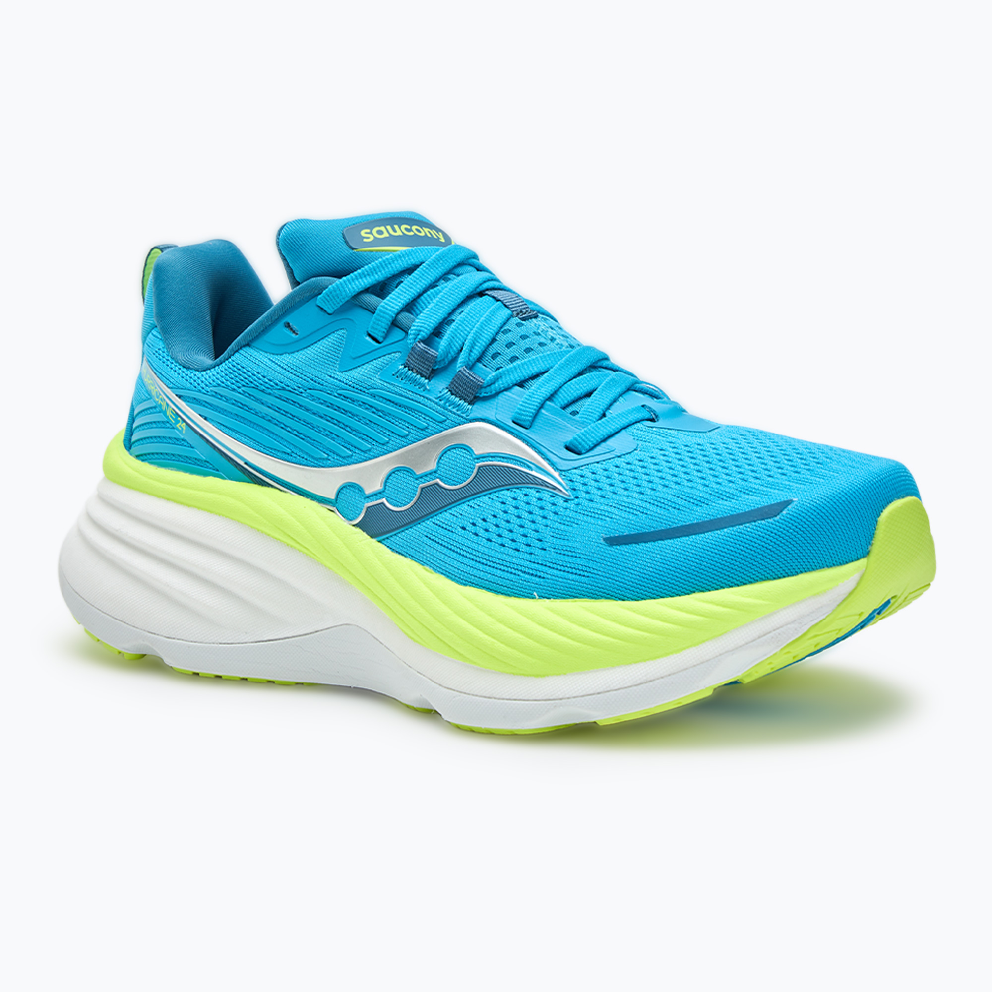 Men's running shoes Saucony Hurricane 22 viziblue/citron (40.5 EU)