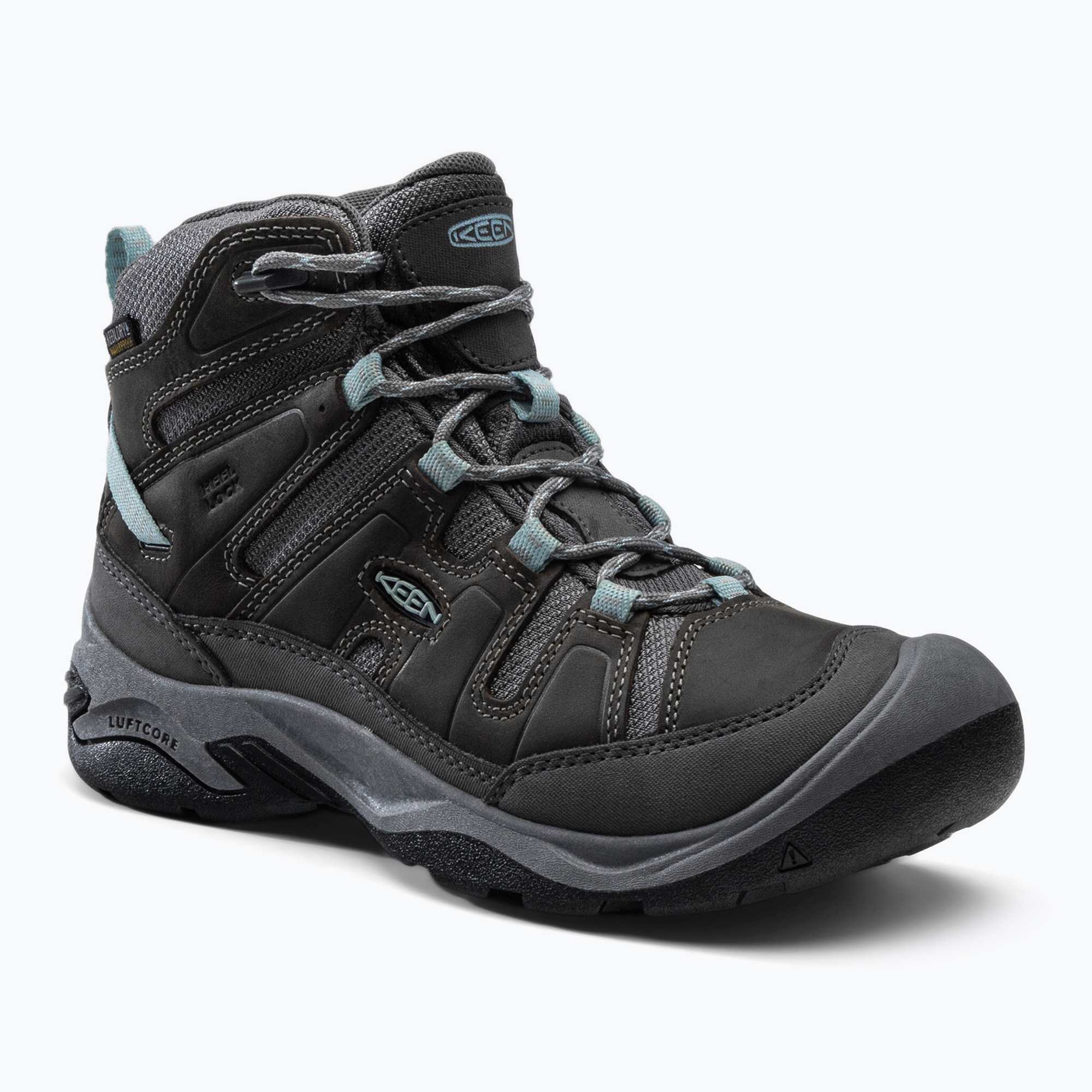 Women's trekking boots KEEN Circadia Mid Wp green-grey 1026763 (37 EU)