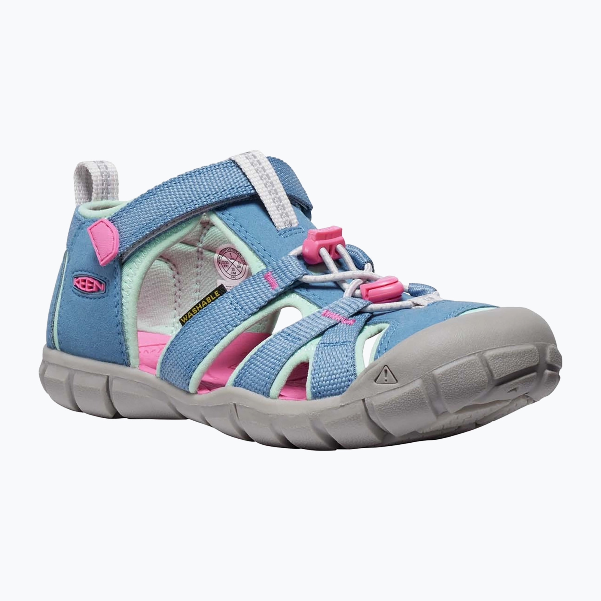 KEEN Seacamp II CNX coronet blue/hot pink junior sandals (34 EU)