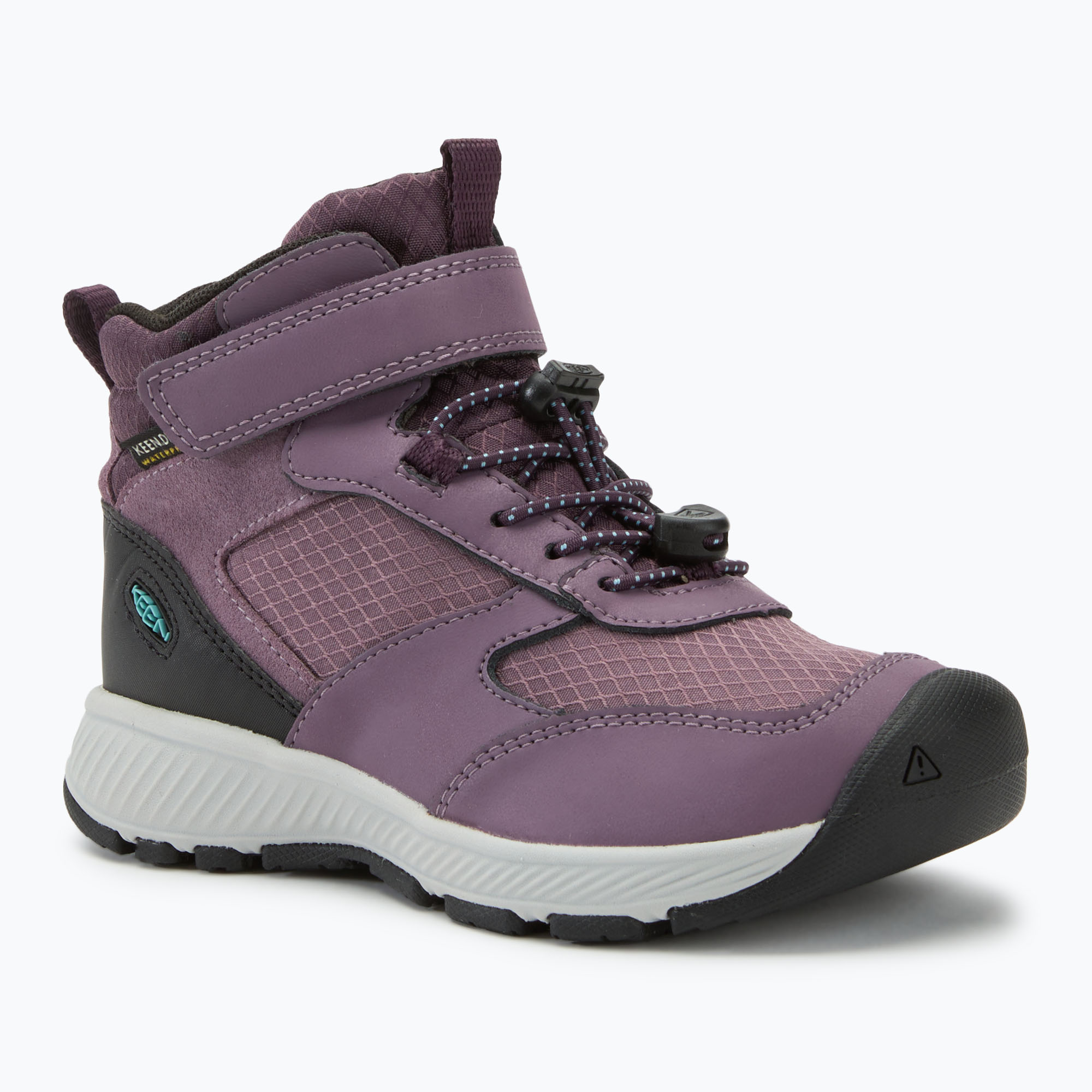 KEEN Skua Mid WP children's hiking boots black plum/plum perfect (29 EU)