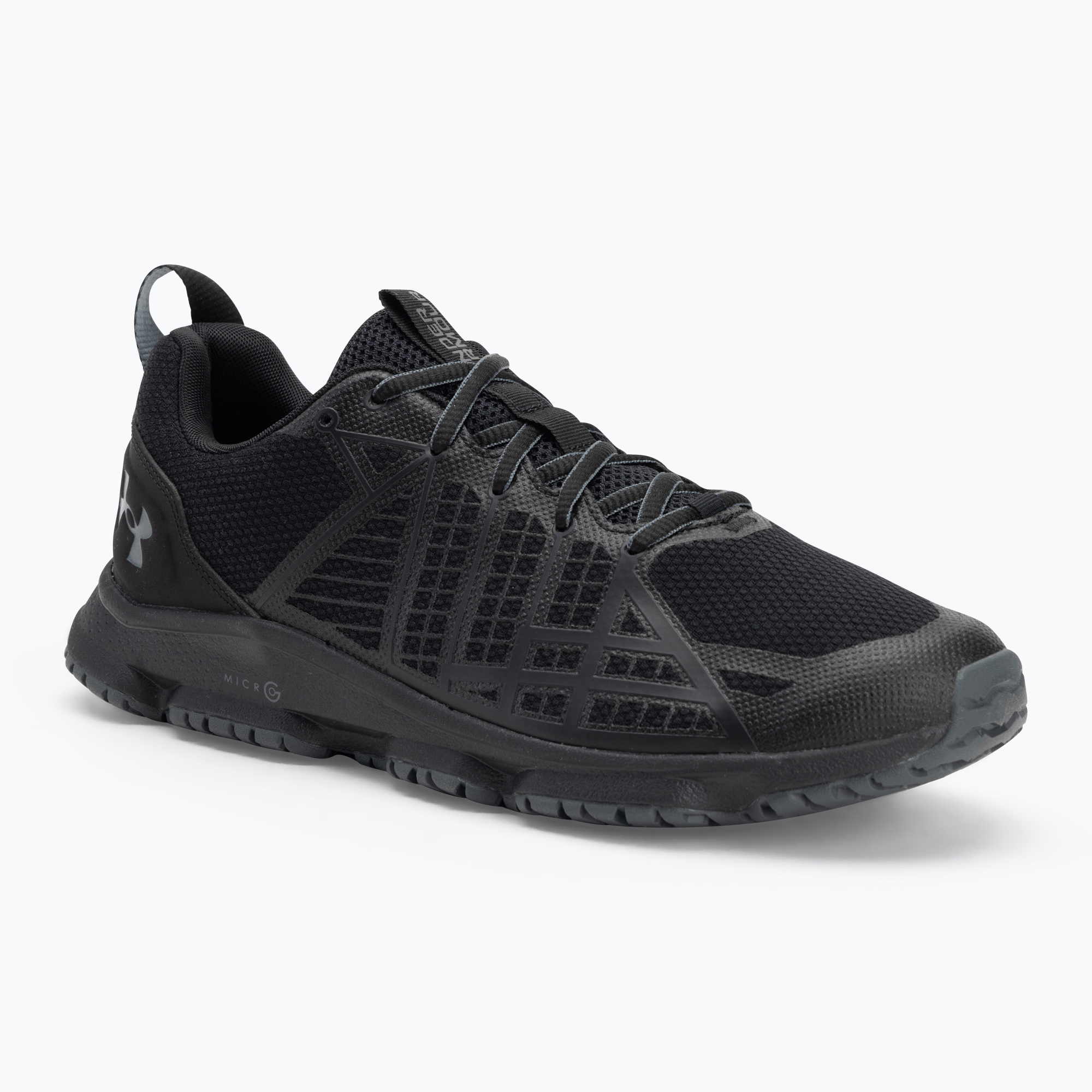 Under Armour MG Strikefast men's shoes black/black/pitch gray (44 EU)