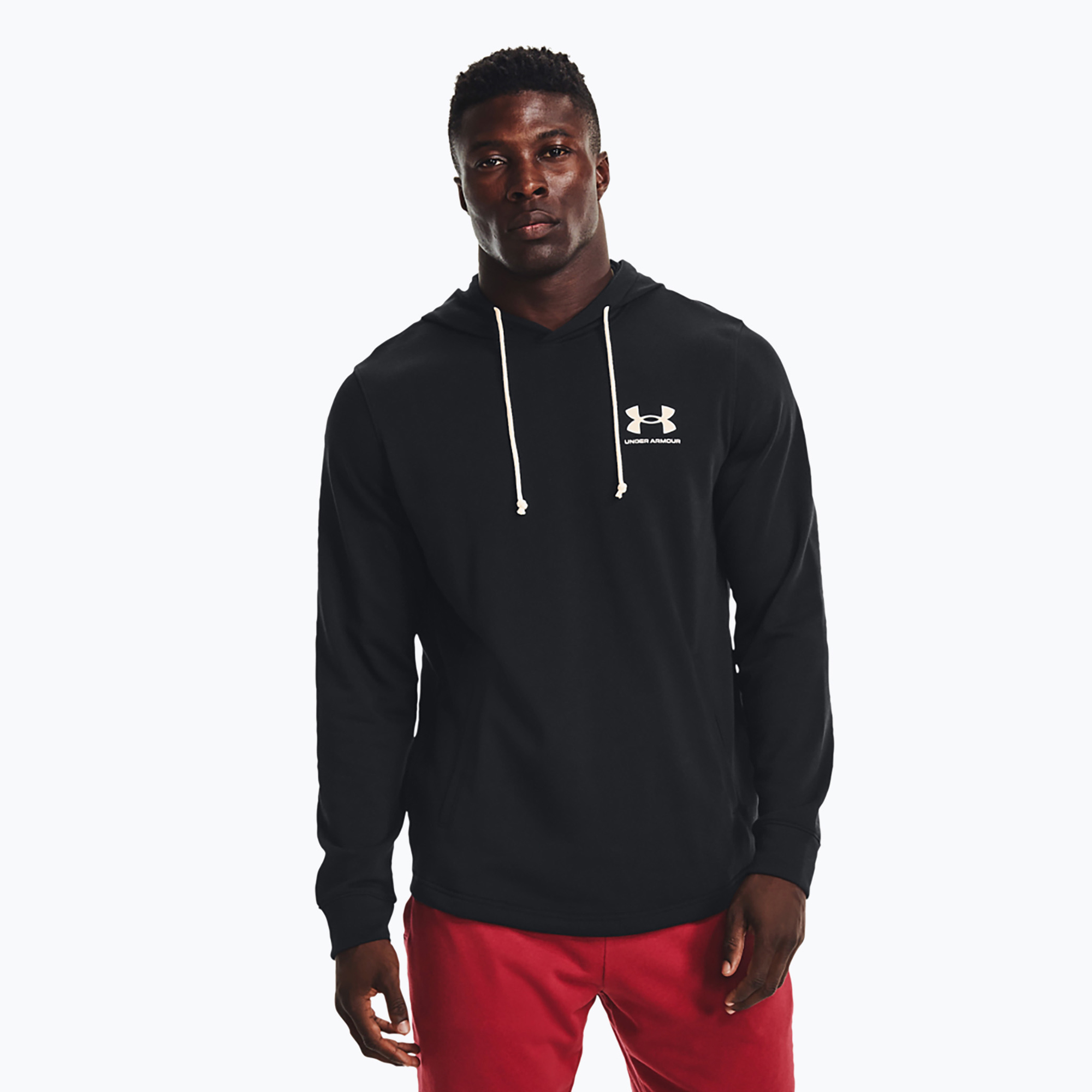 Men's Under Armour Rival Terry Lc Hd sweatshirt black/onyx white