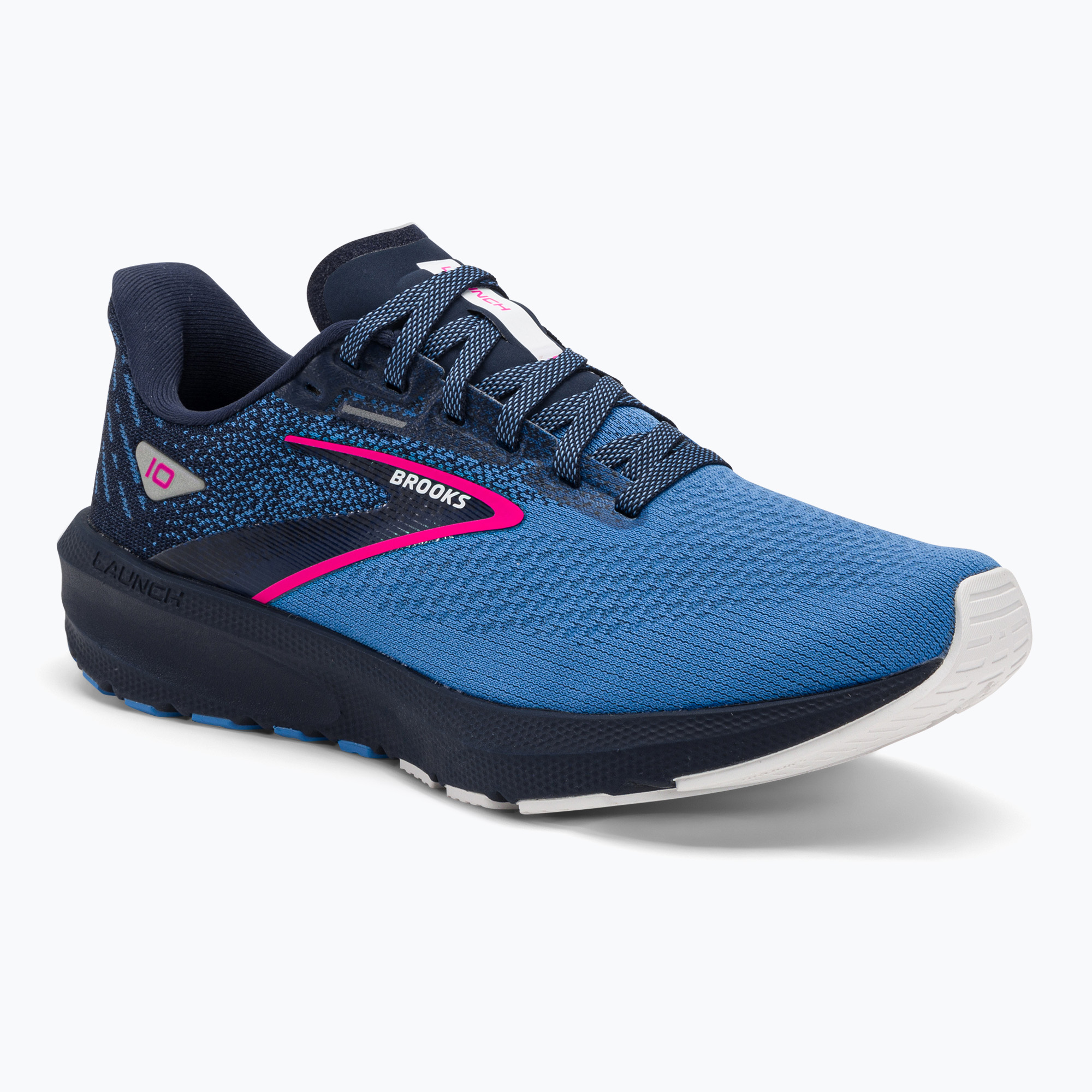 Men's Brooks Launch 10 peacot/marina blue/pink glo women's shoes (37.5 EU)