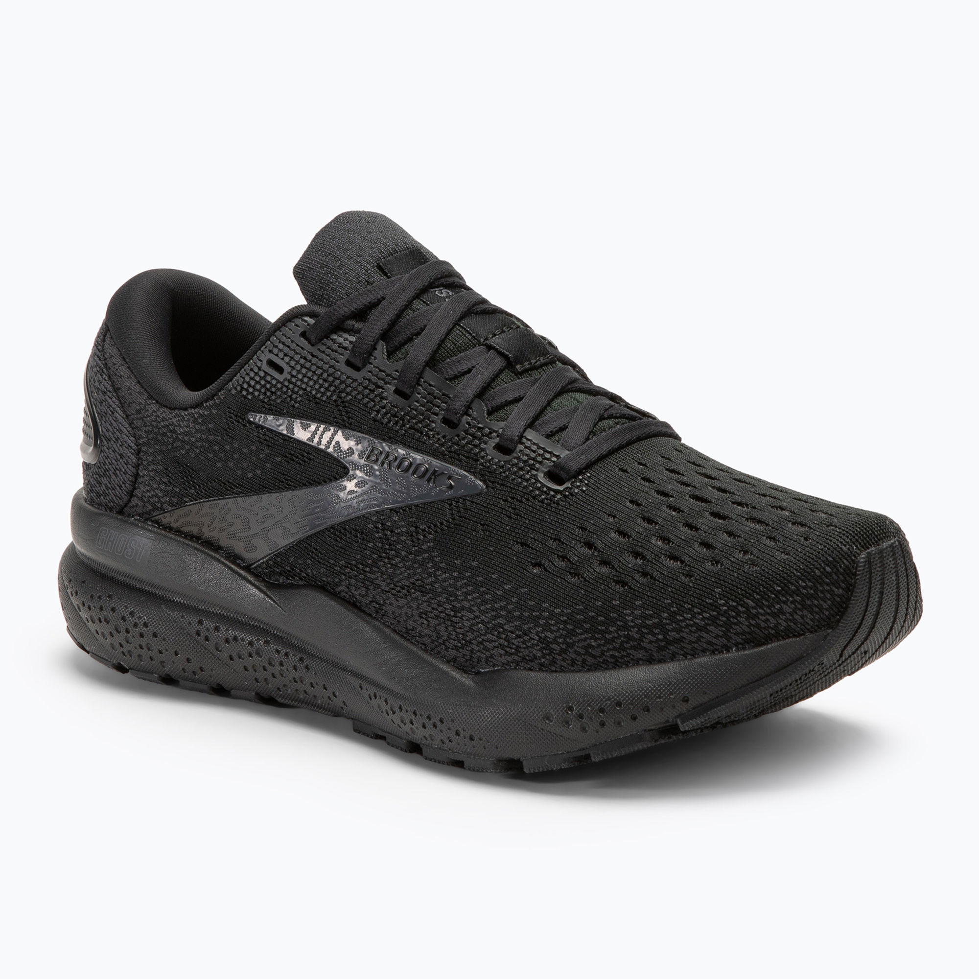 Brooks Ghost 16 women's running shoes black/black/ebony (37.5 EU)