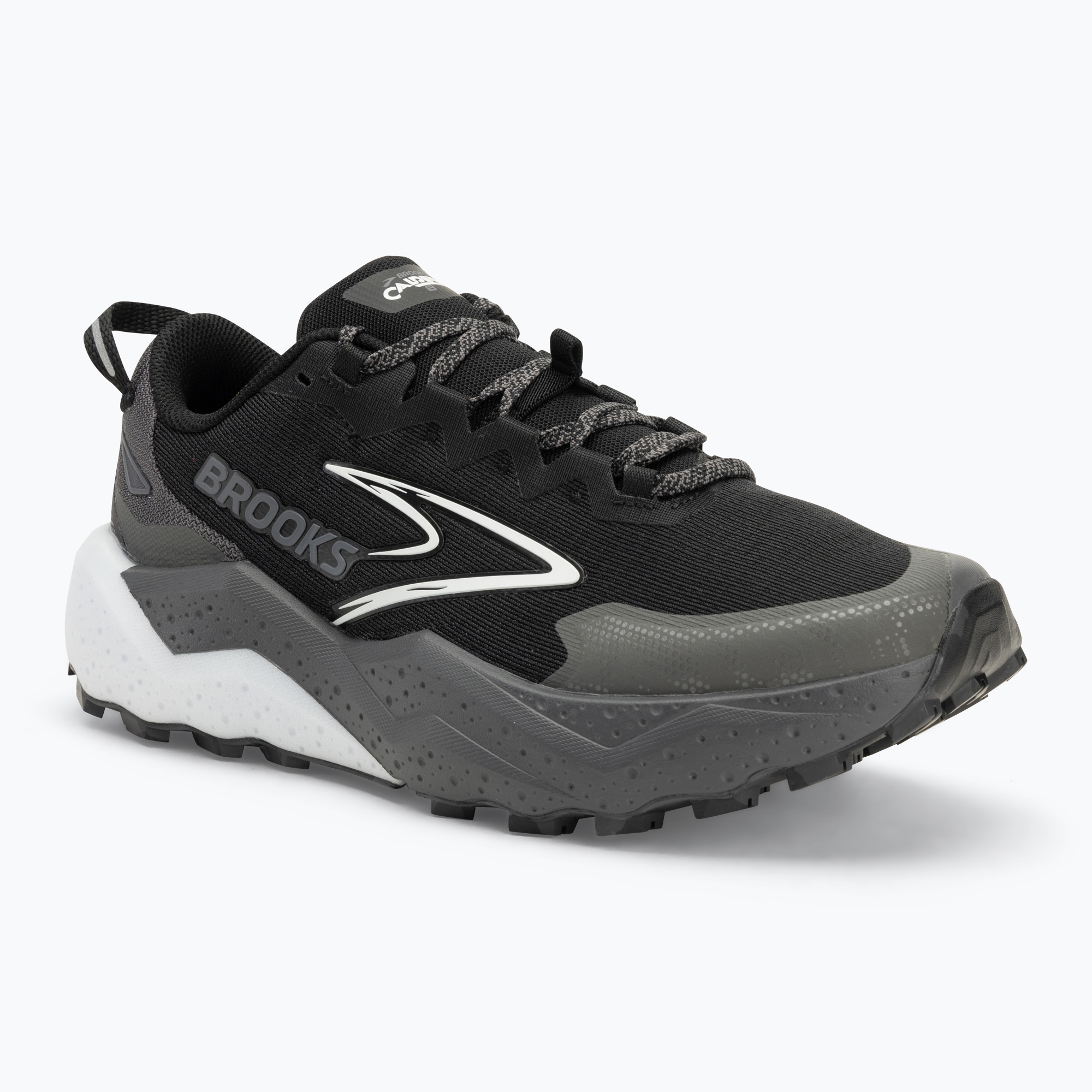 Men's running shoes Brooks Caldera 8 black/blackened pearl/white (44 EU)